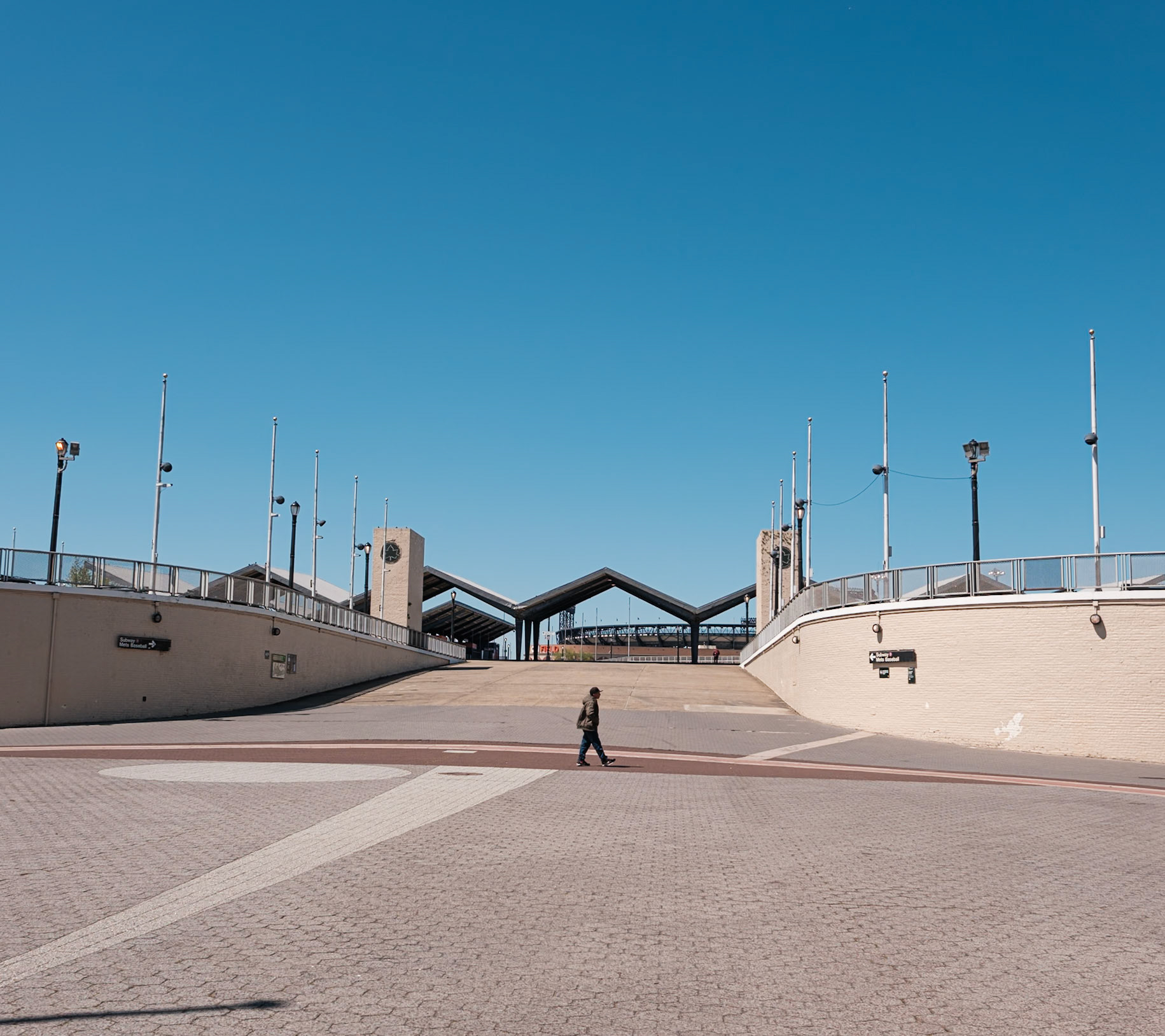 Entrance Plaza to Flushing Meadows Corona Park April 2024