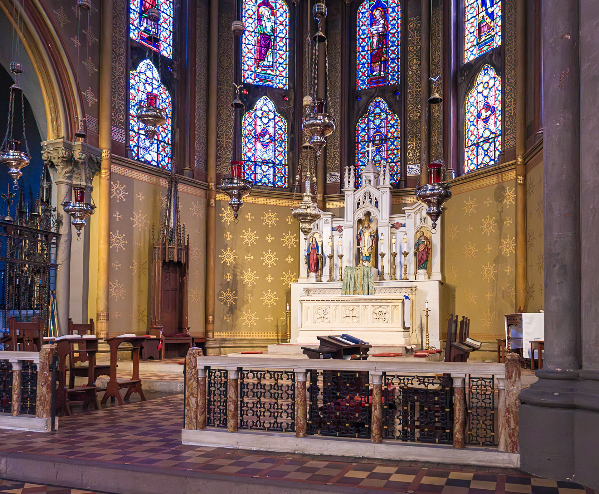 Sanctuary Looking North East at St Paul Church Brooklyn