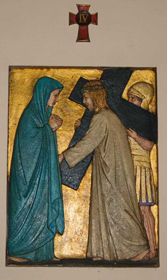 Fourth Station of the Cross at St Clement