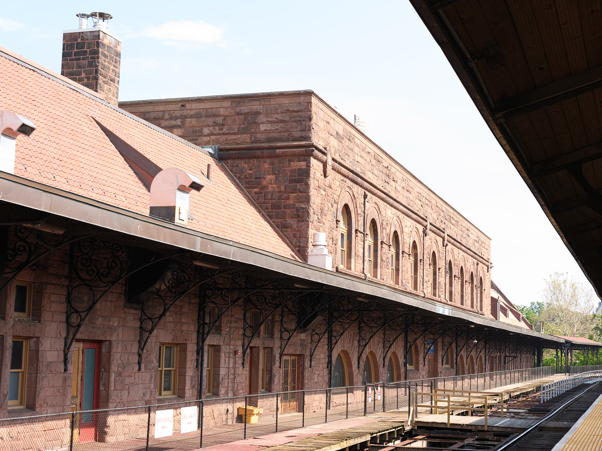 Hartford Train Station from Platform May 2026