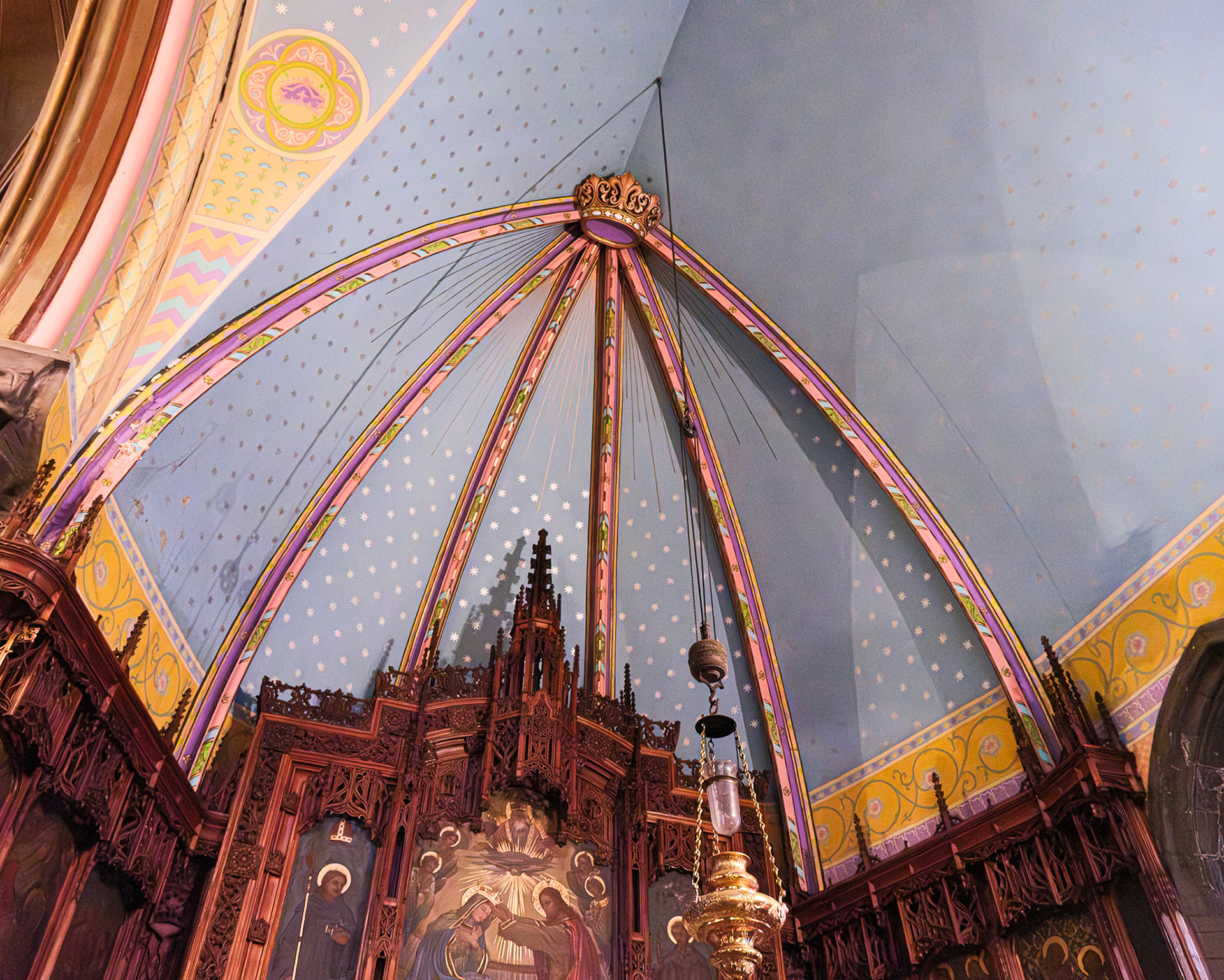 Lady Chapel Ceiling at St Paul Church Brooklyn