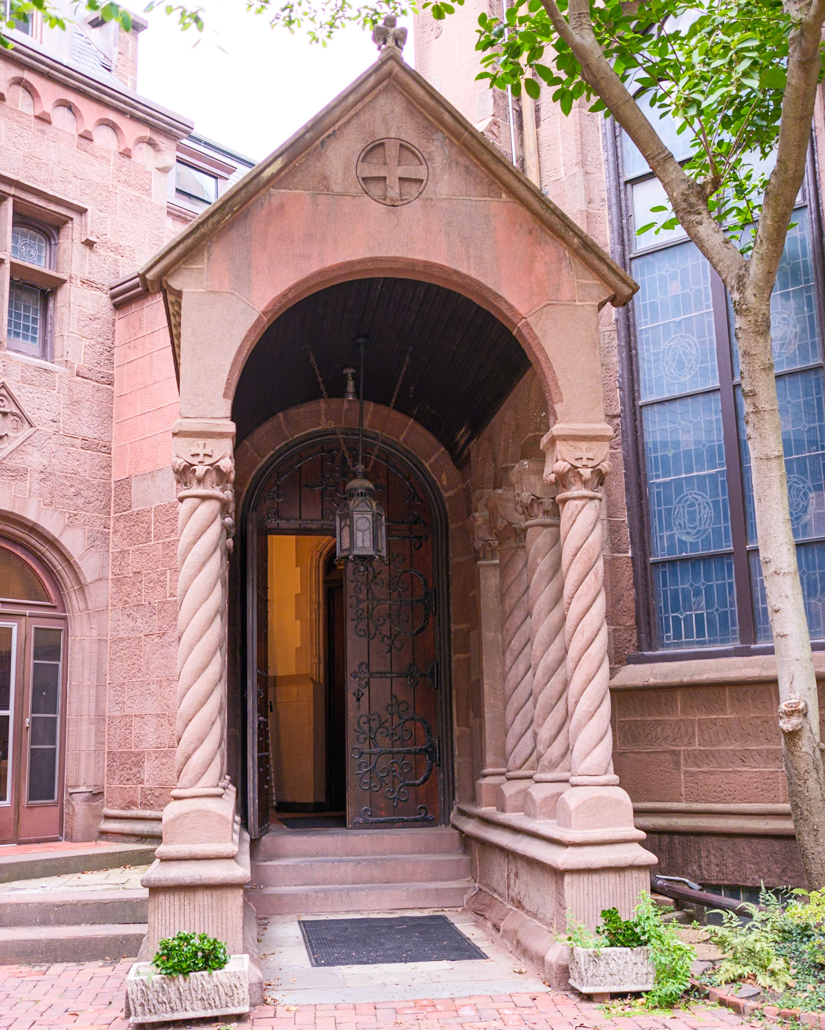 Straight View of St Clement Church Entranceway