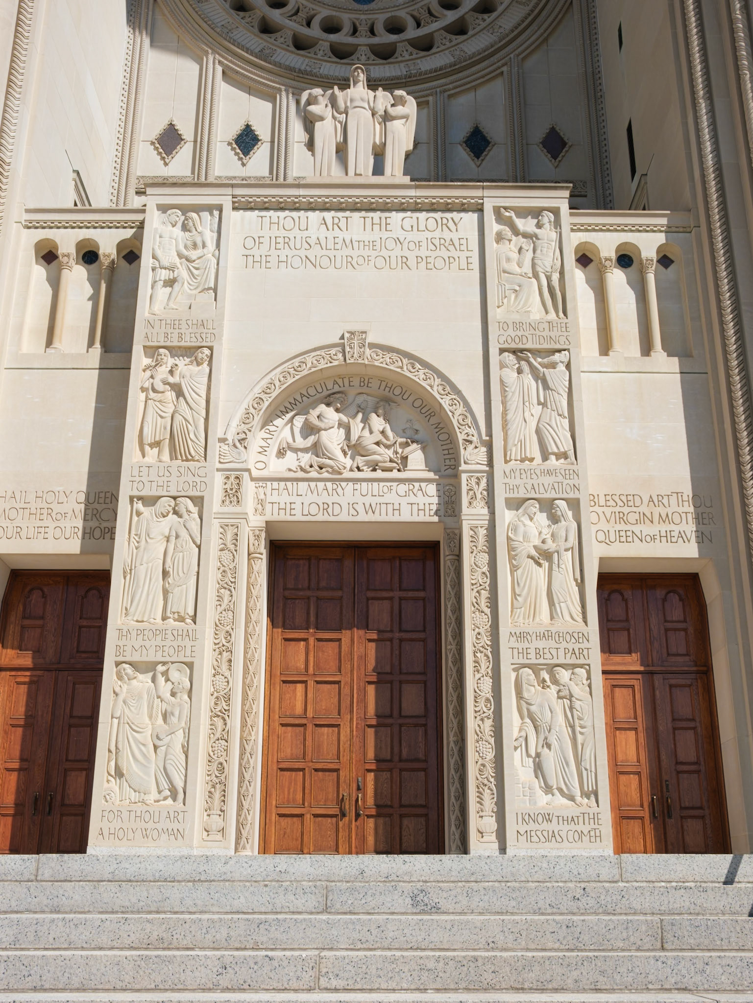 Entrance Doors to the Shrine of the Immaculate Conception