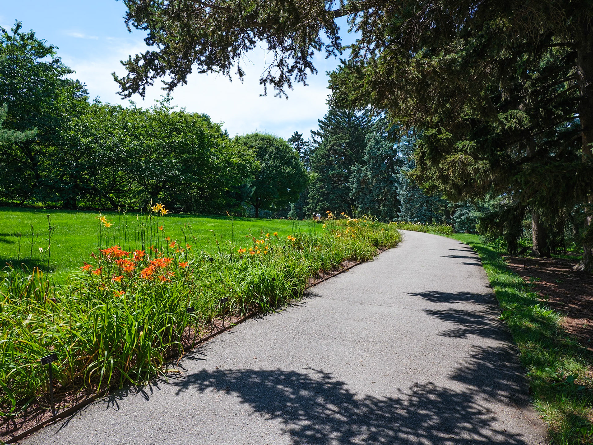 Start of Perennial Trail at New York Botanical