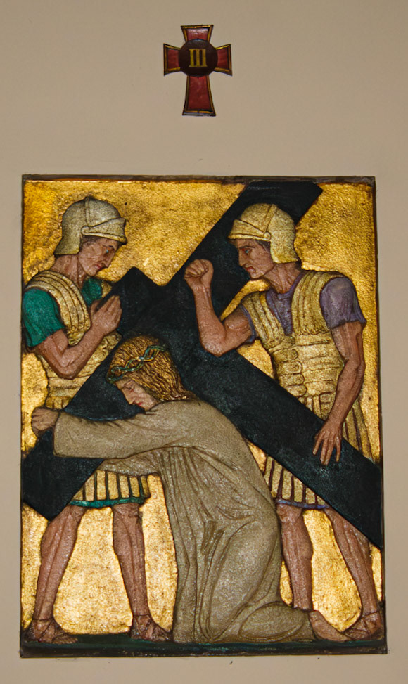 Third Station of the Cross at St Clement