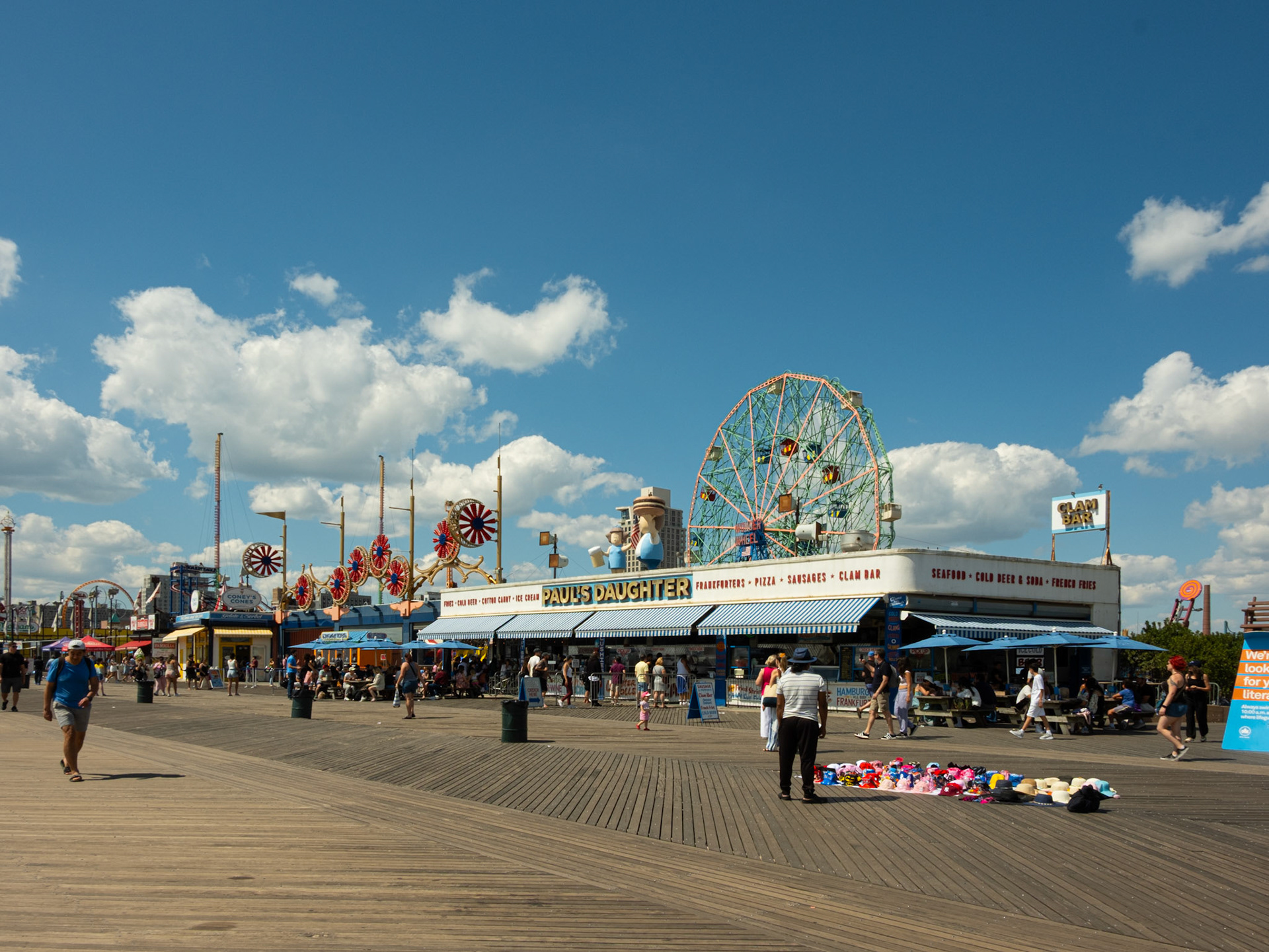 Paul's  Daughter on Coney Island Boardwalk September 2024