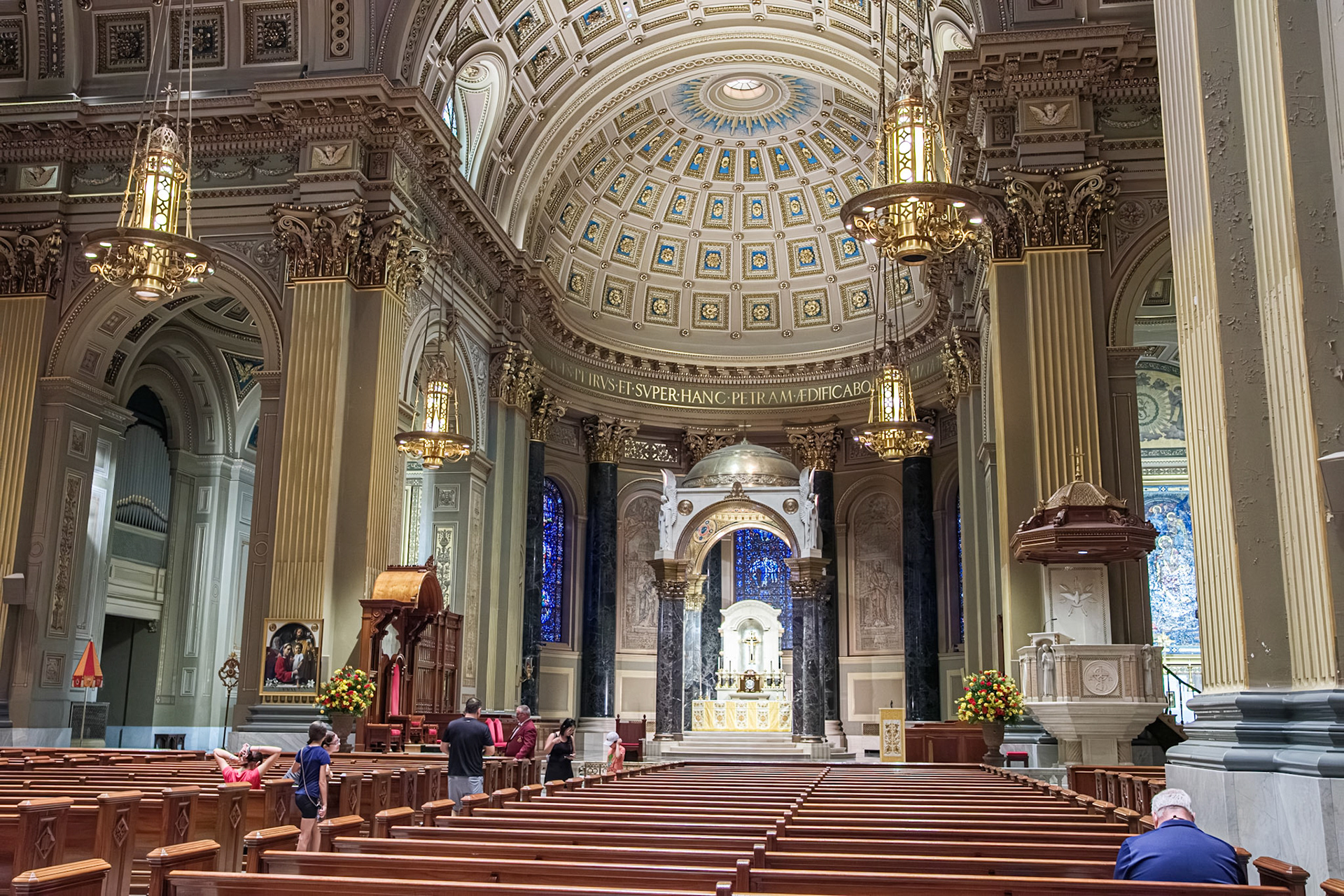 Nave Looking Towards High Altar at Cathedral of SS Peter and Paul