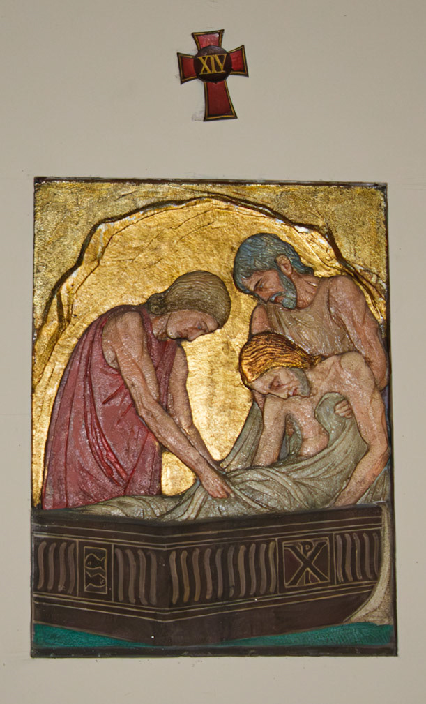 Fourteenth Station of the Cross at St Clement