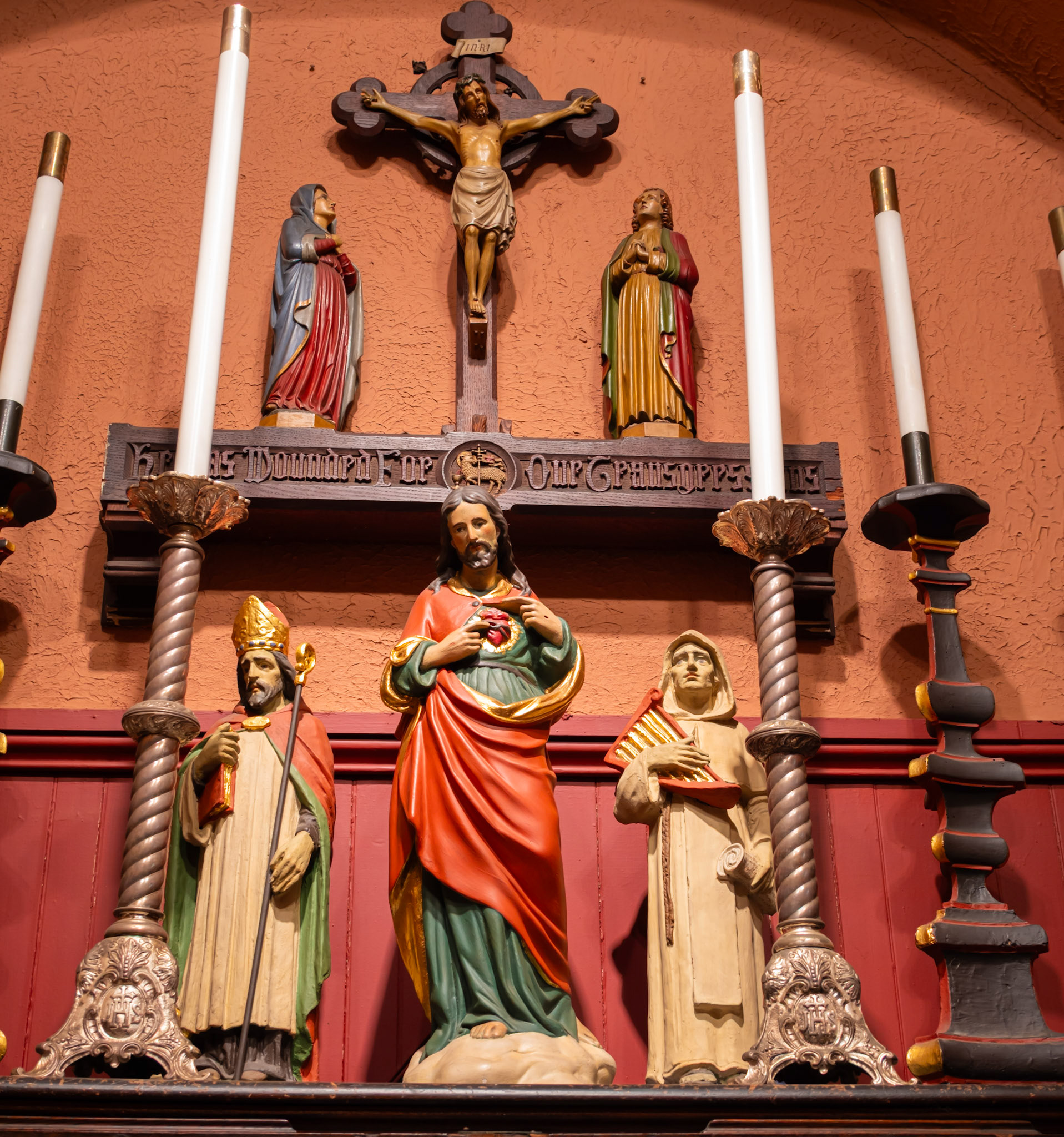 Sacristy Figures and Calvary Piece at St Clement Philadelphia