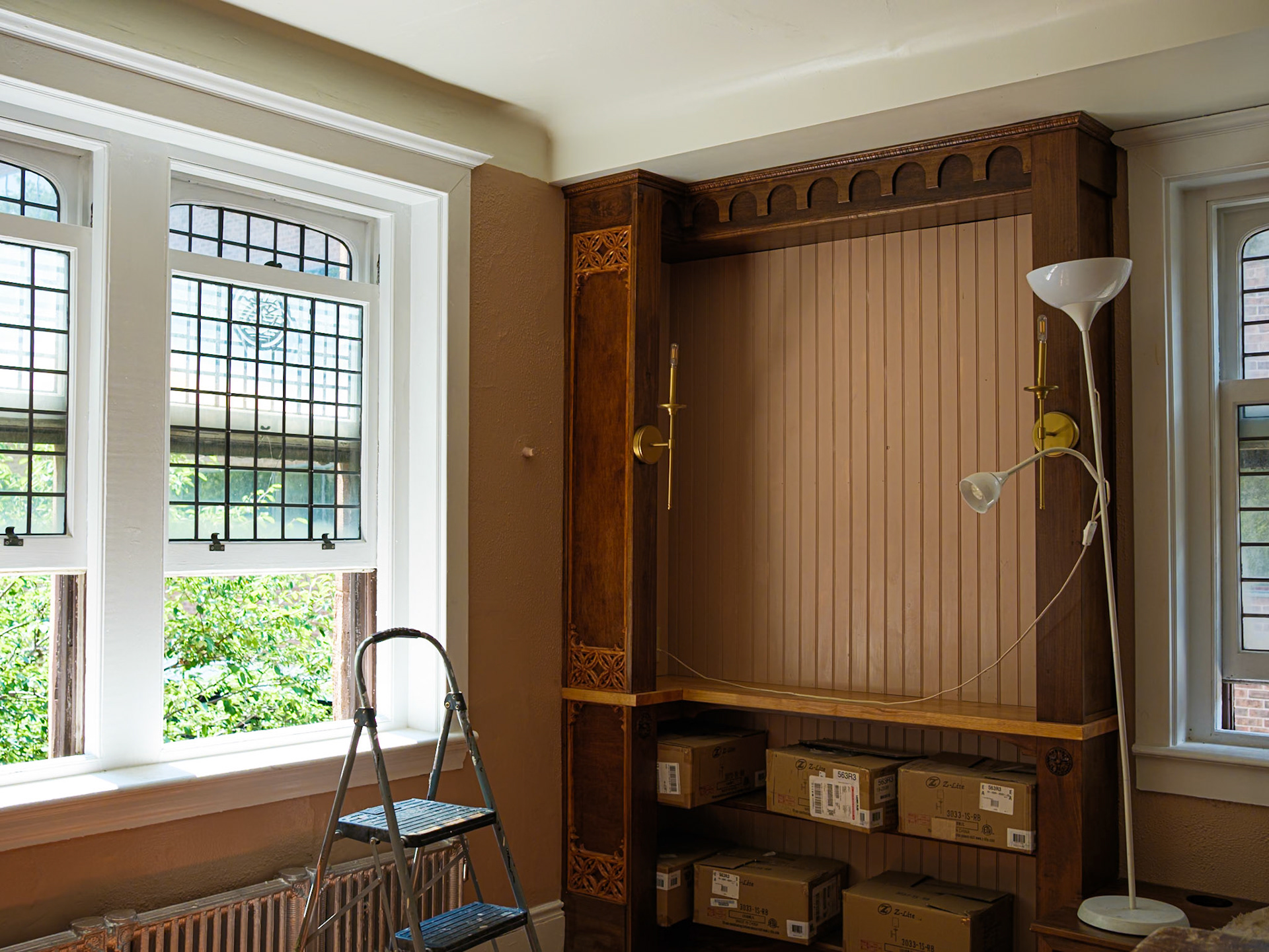 Rectory Restoration Library With New Case