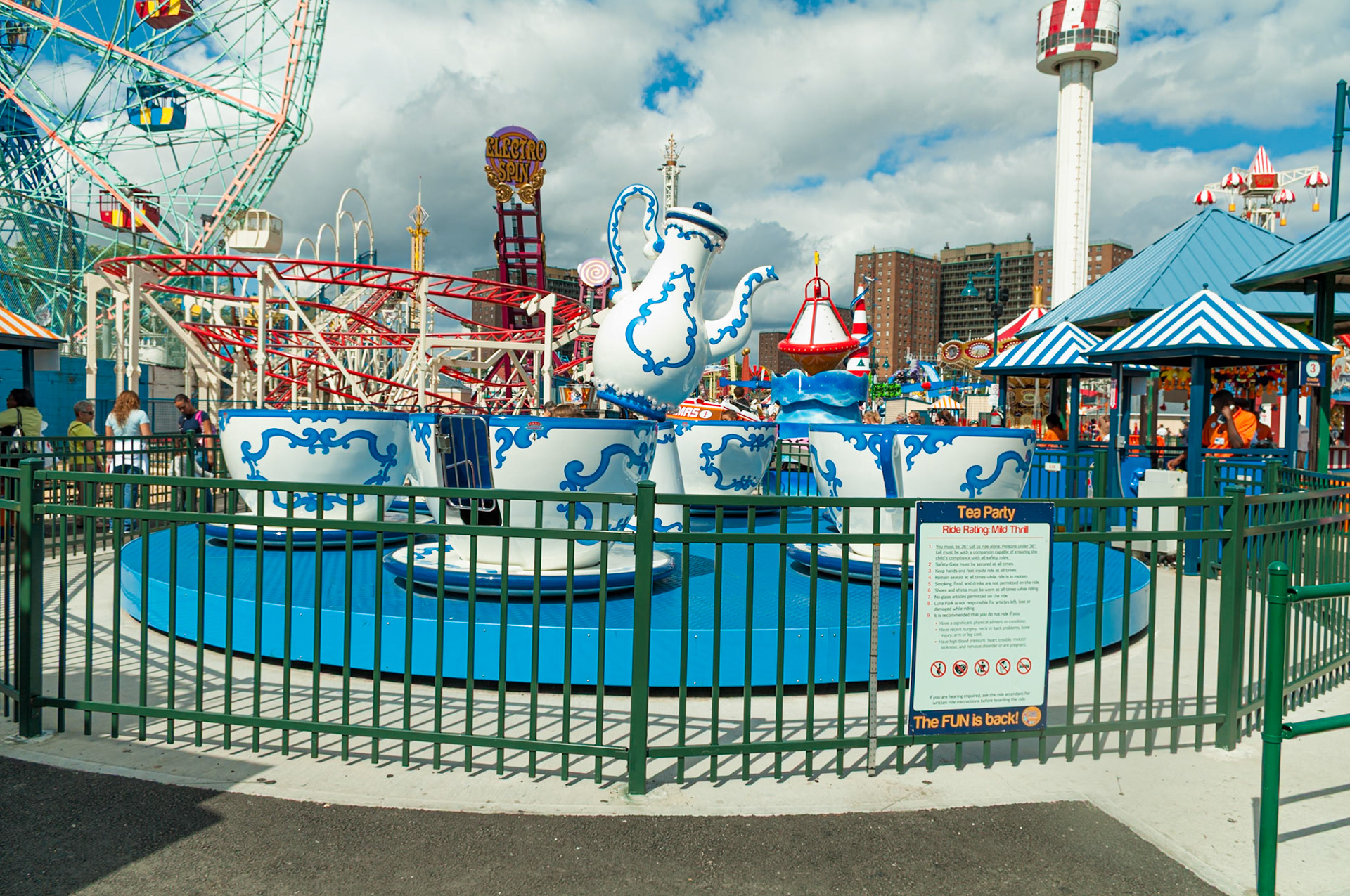 Teacup Ride at Coney Island