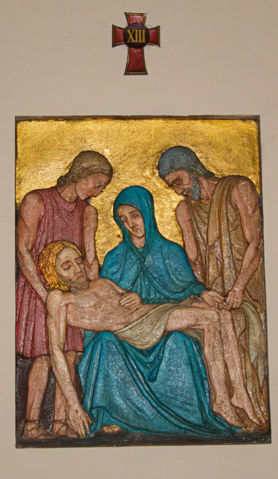 Thirteenth Station of the Cross at St Clement