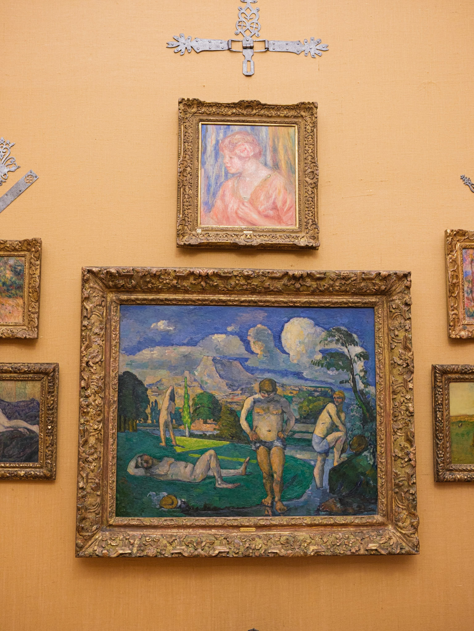 Male Bathers by Cėzanne