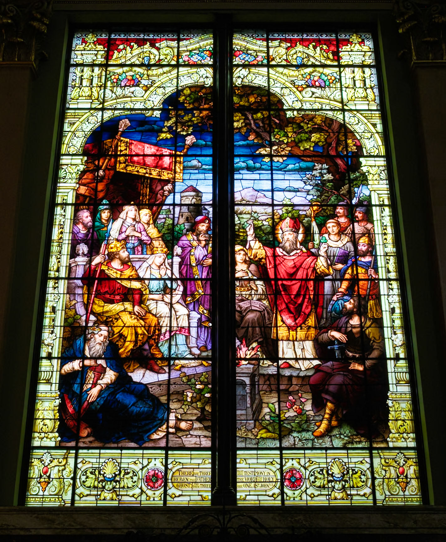 St Patrick Preaching Window