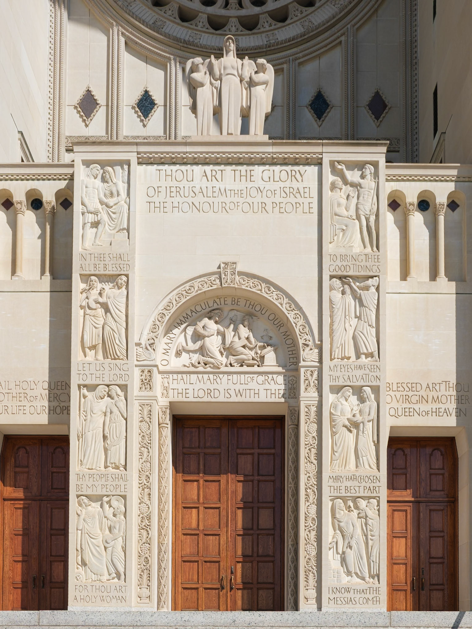 Entrance Doors to the Shrine of the Immaculate Conception