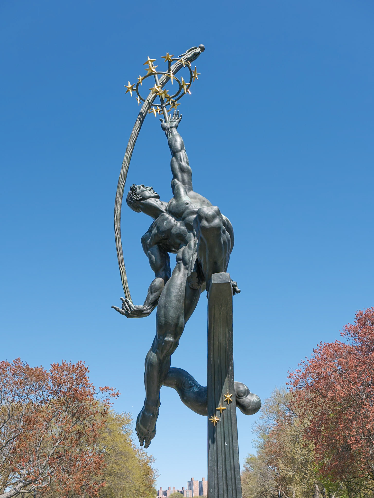 Rocket Thrower  Profile View Flushing Meadows Corona Park April 2024