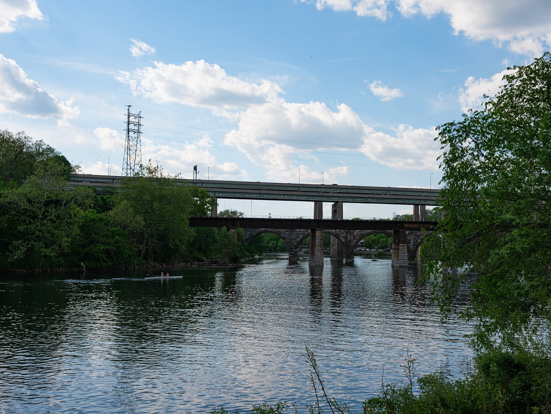 View Looking South From East Falls Bridge