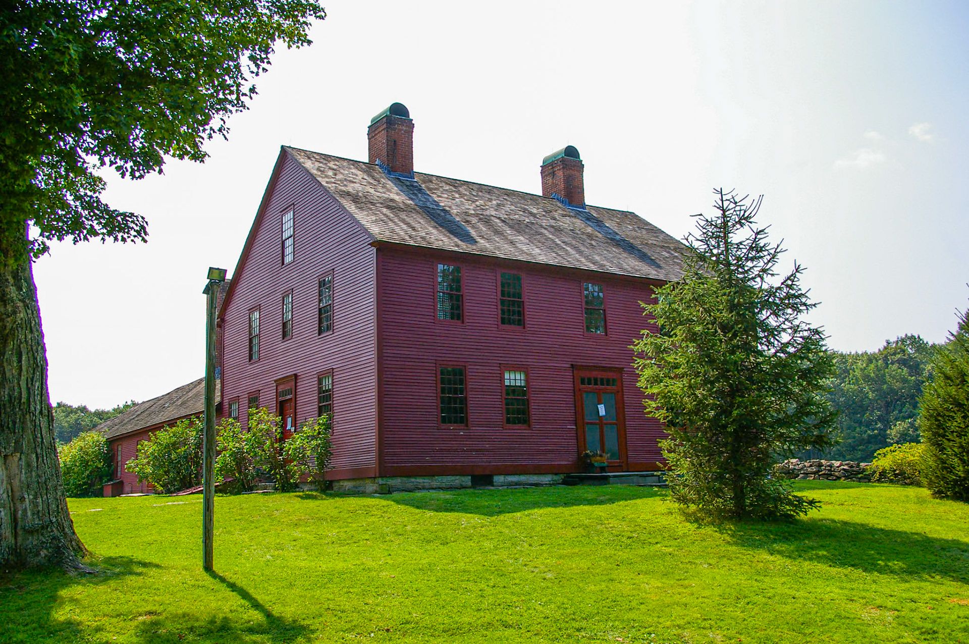 Nathan Hale Homestead Front Entrance
