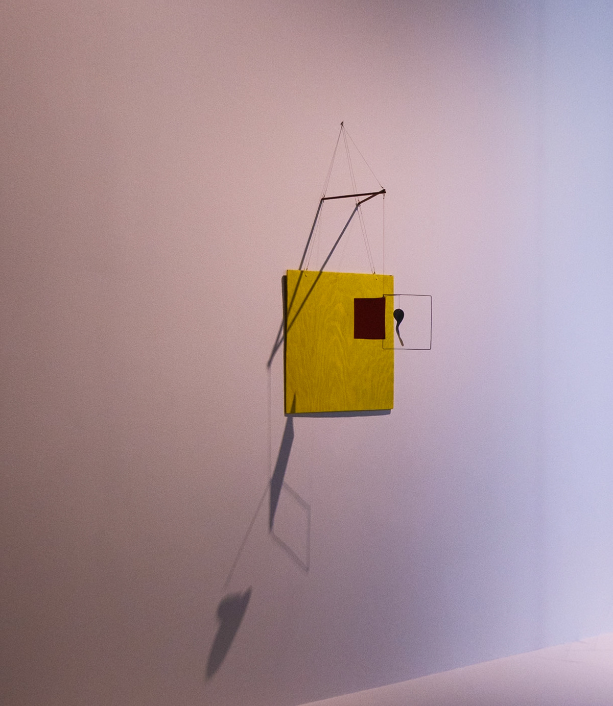 Yellow Plaque with Mobile