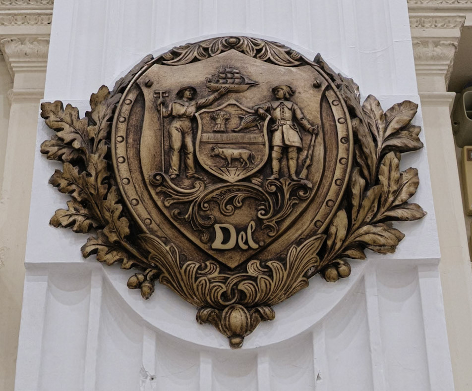 Delaware Plaque at Wanamaker