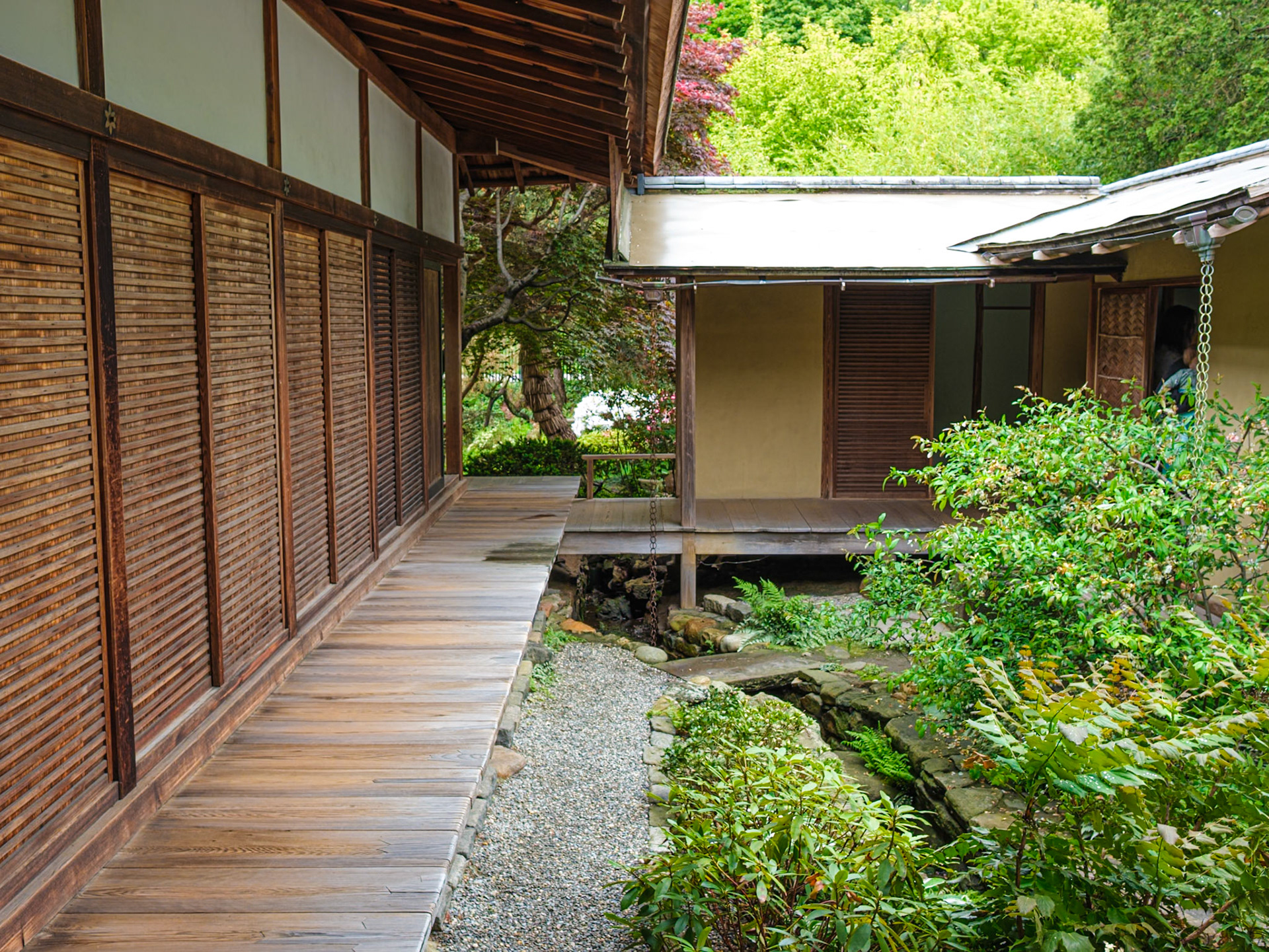 Walkway Along a Side of the Japanese House