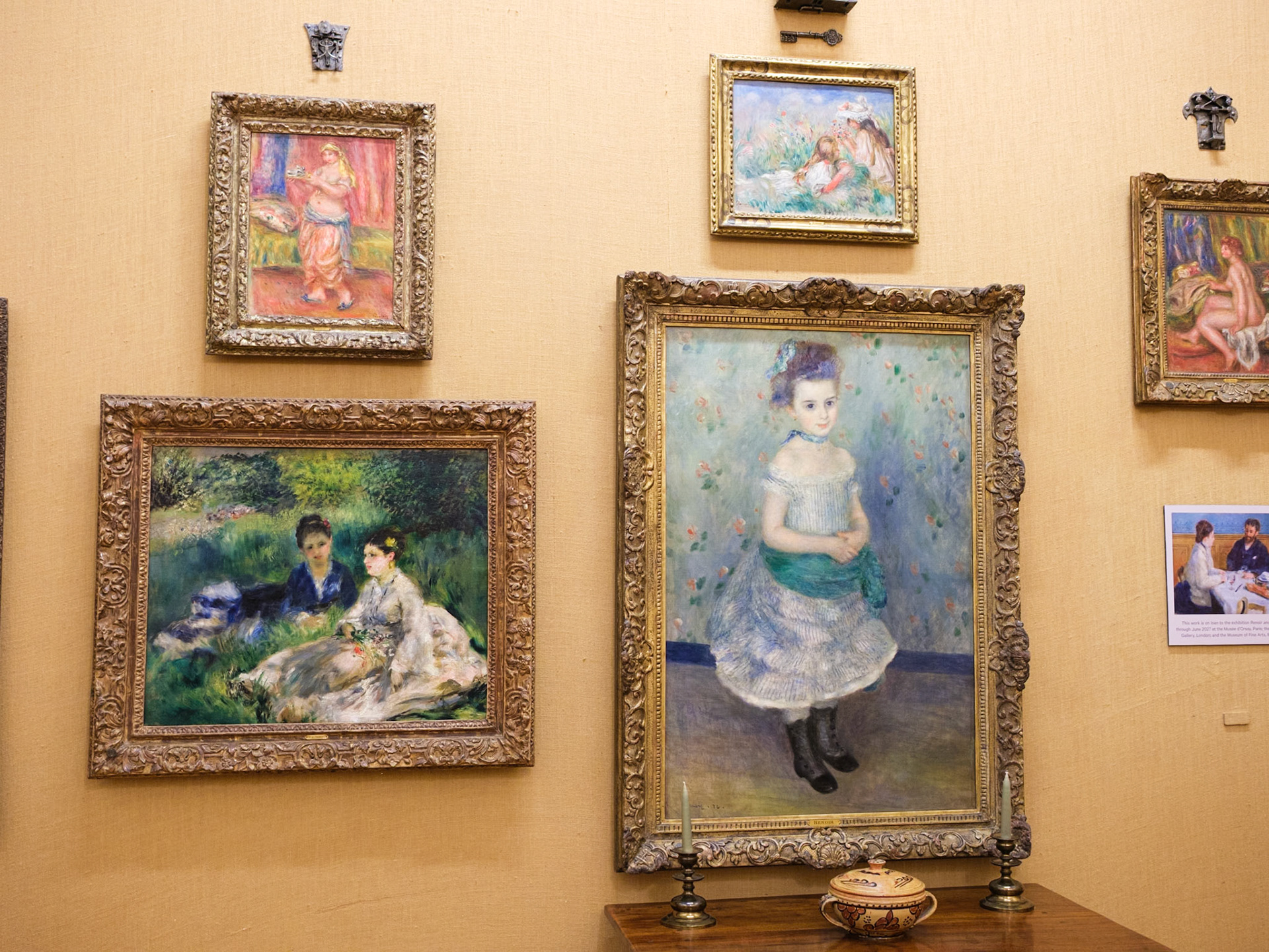 Portrait of Dressed Girl by Renoir