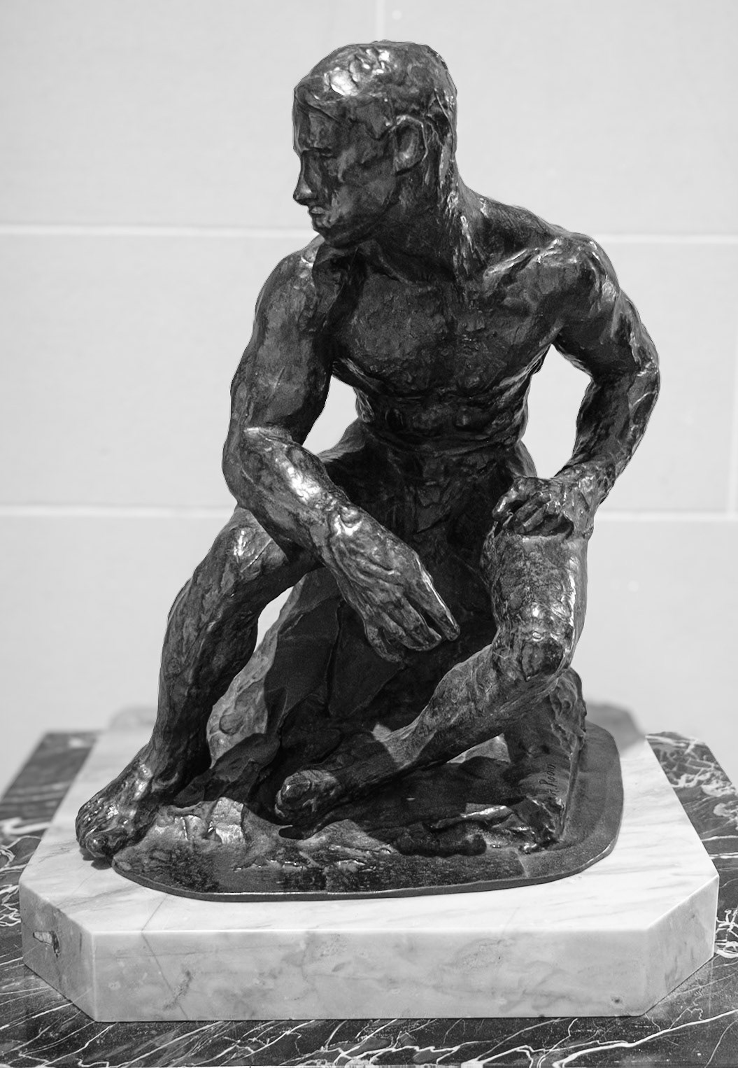 Athlete by Rodin at the Rodin Museum July 2024