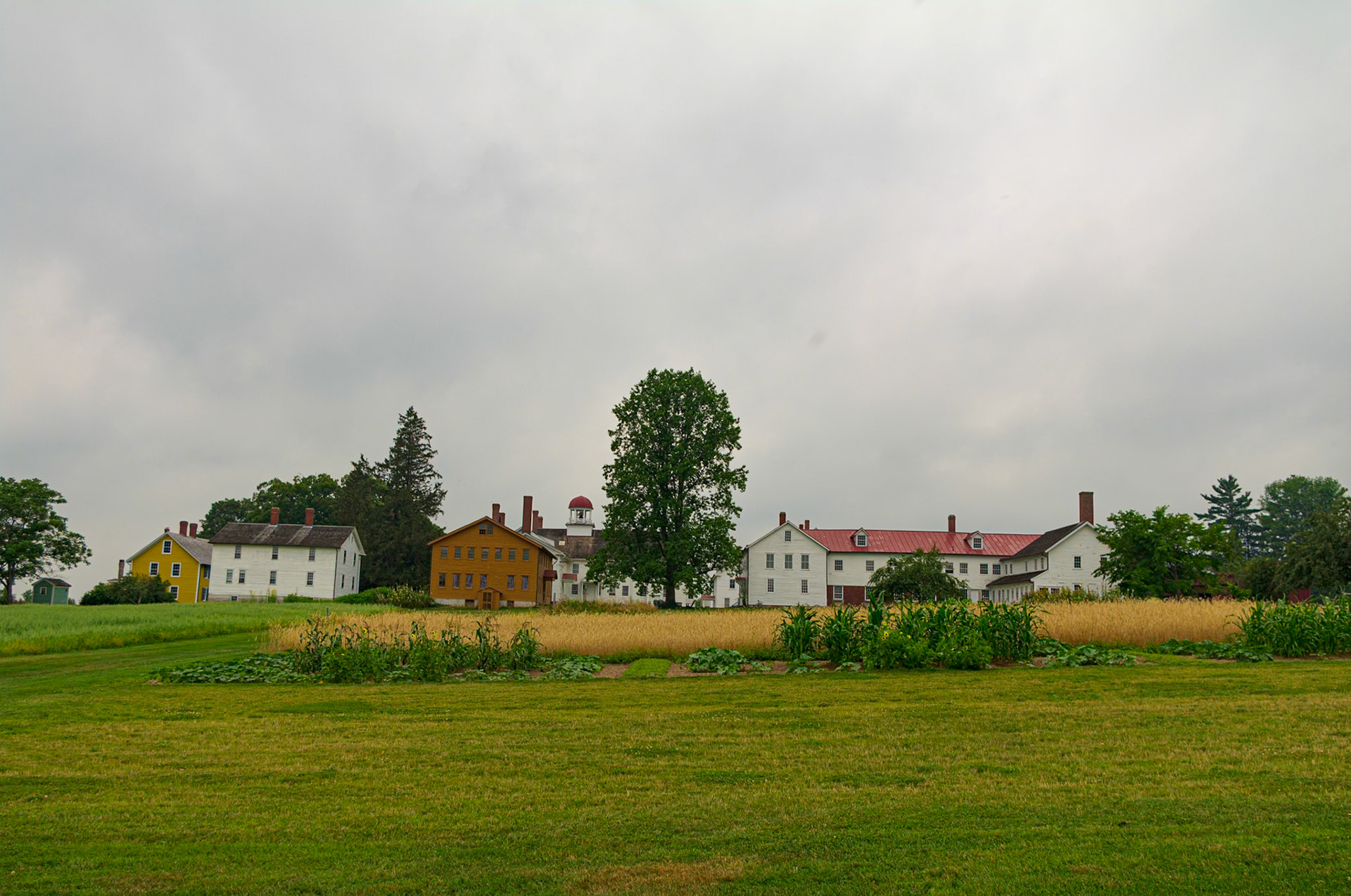 View of Shaker Village in Canterbury July 2011