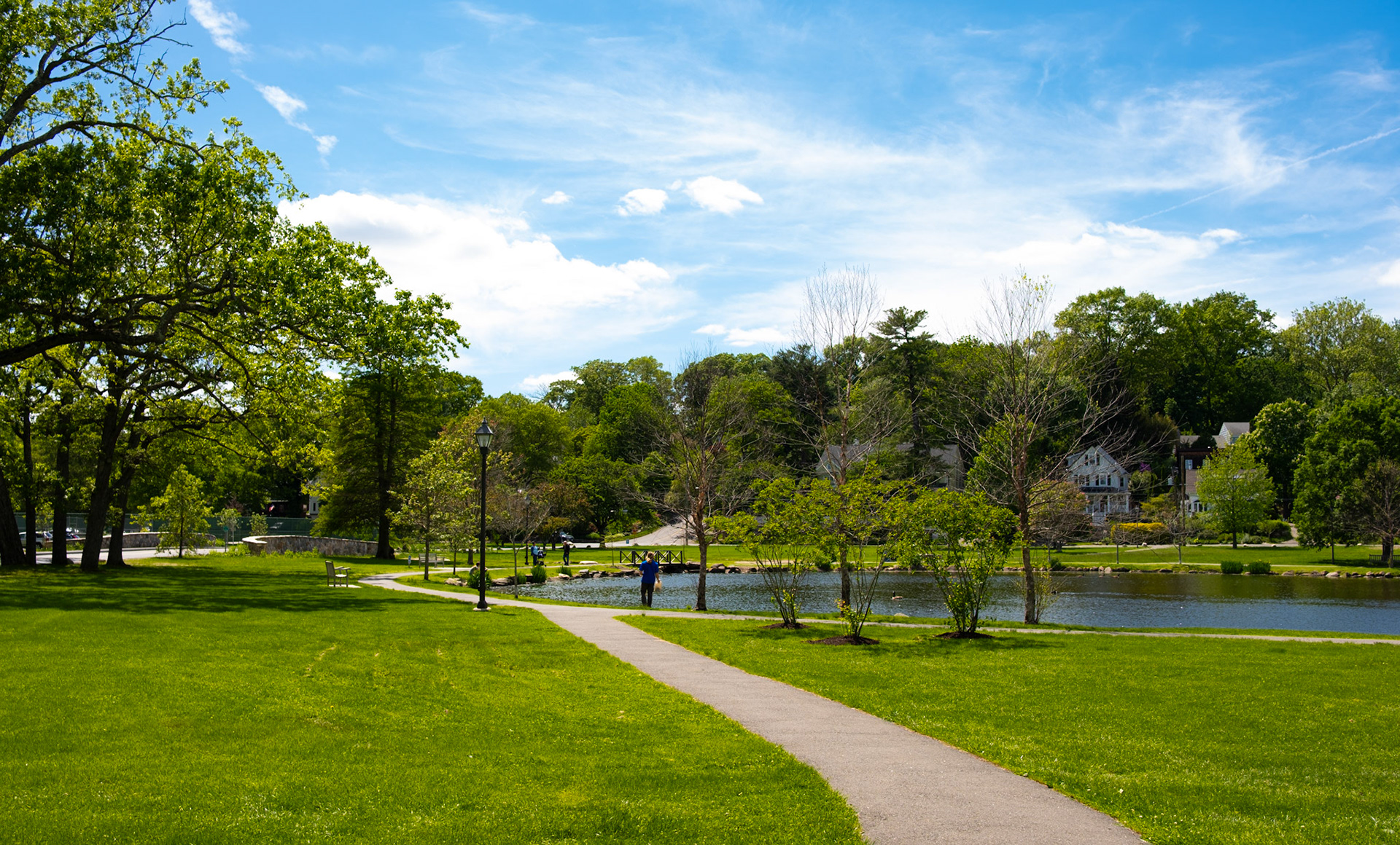 Entering Binney Park Old Greenwich