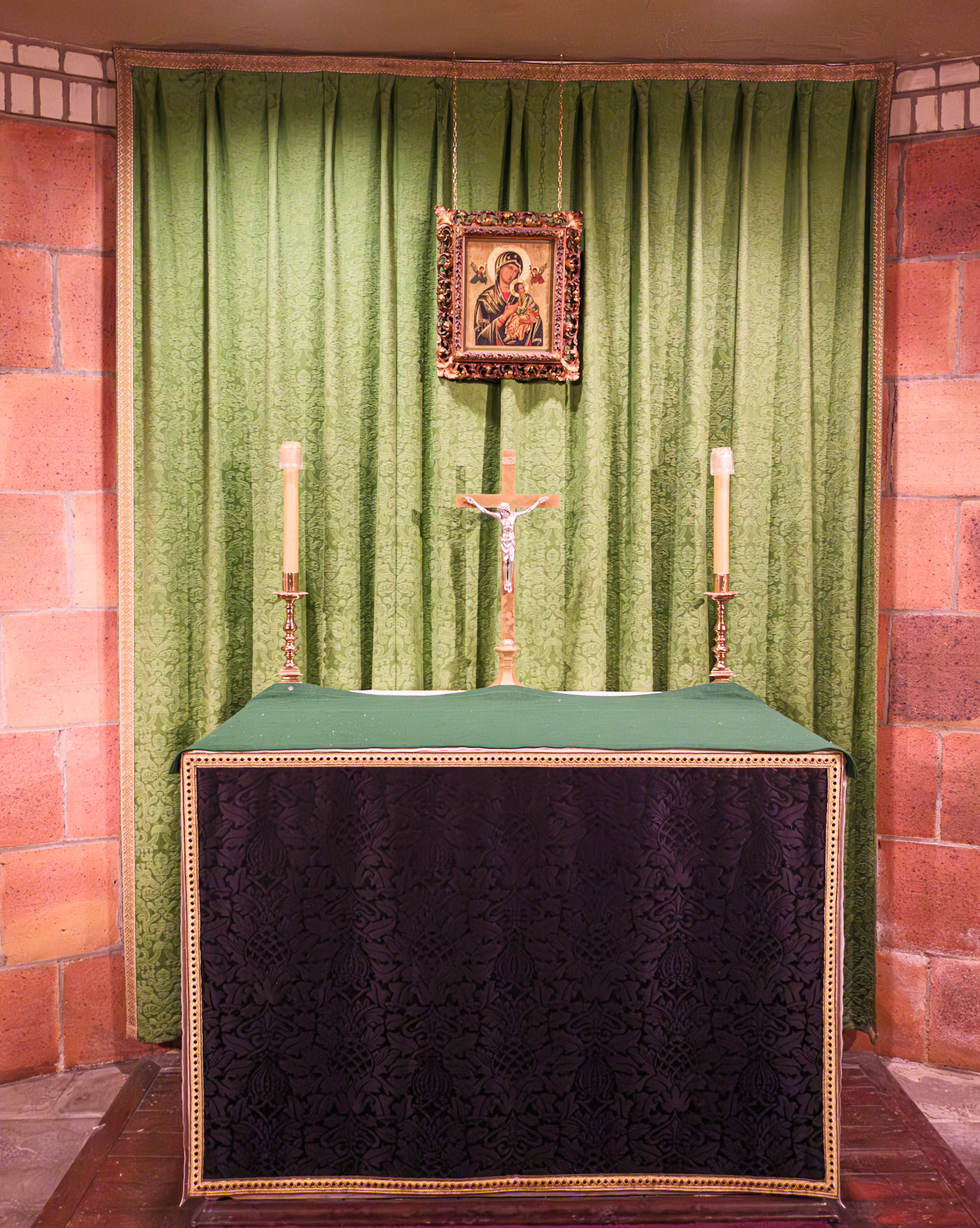 Crypt Chapel Altar at St Clement Church Philadelphia