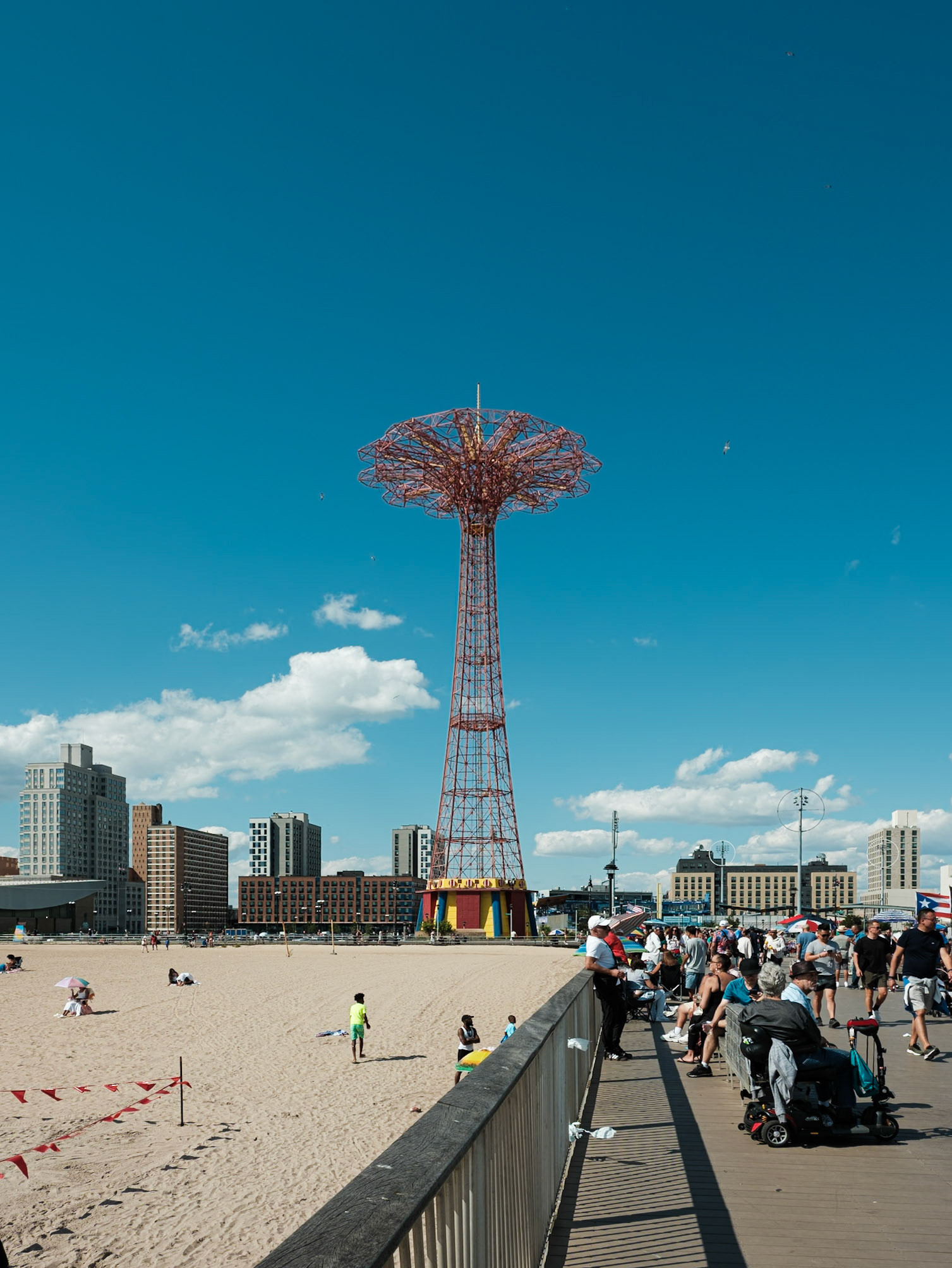 Parachute Jump Tower from Coney Island Pier September 2024