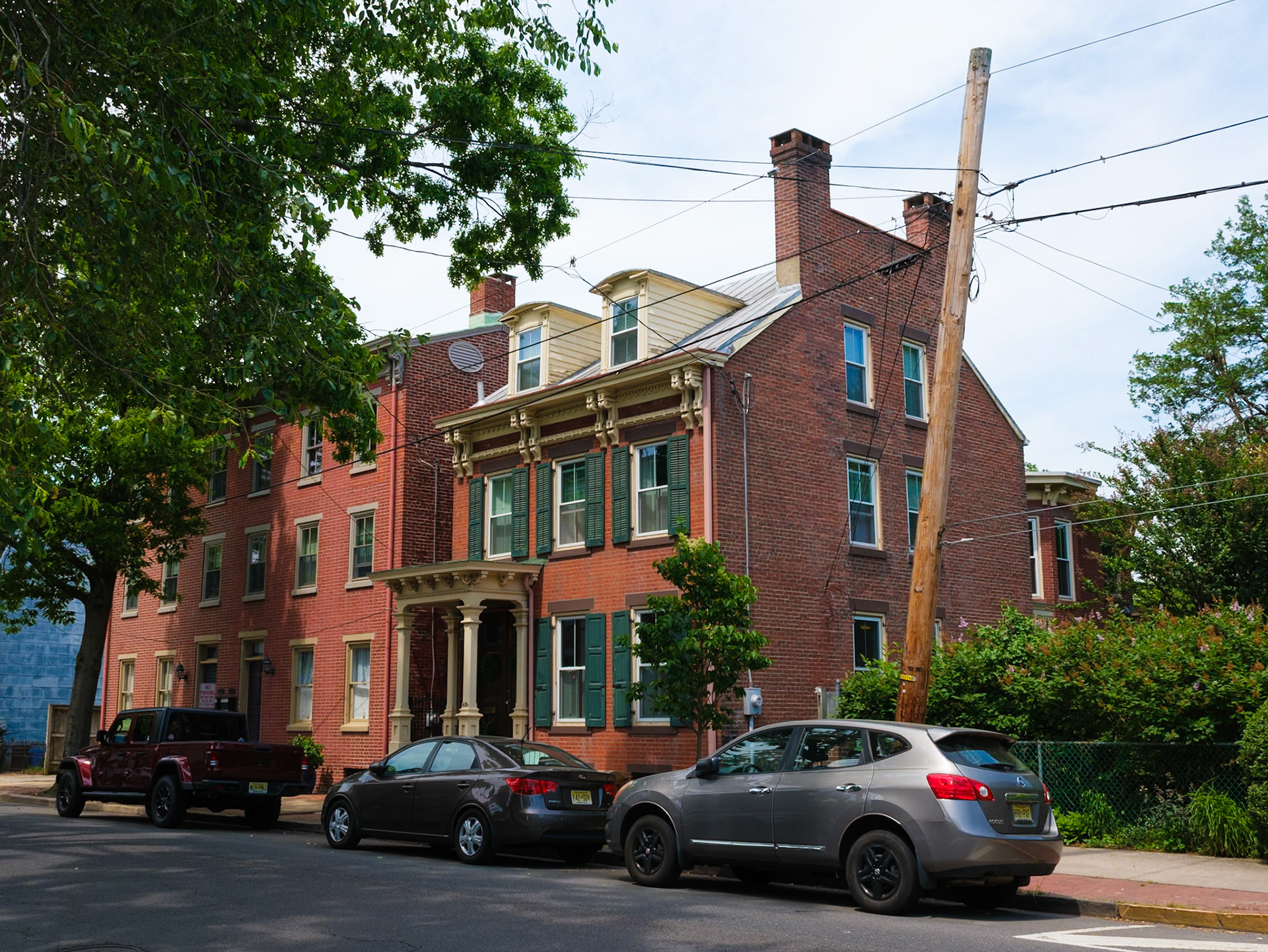 Brick Row Houses in Bordentown May 2024