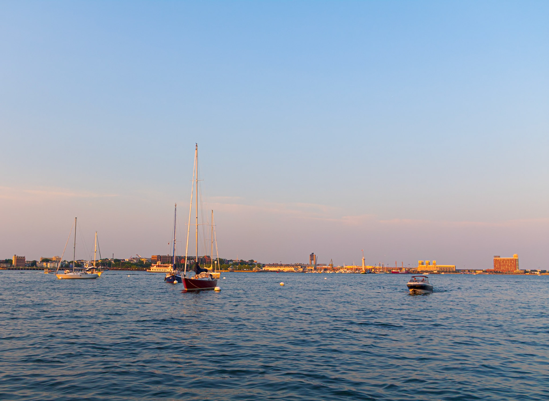 Larger Boats at Boston Harbor July 2012