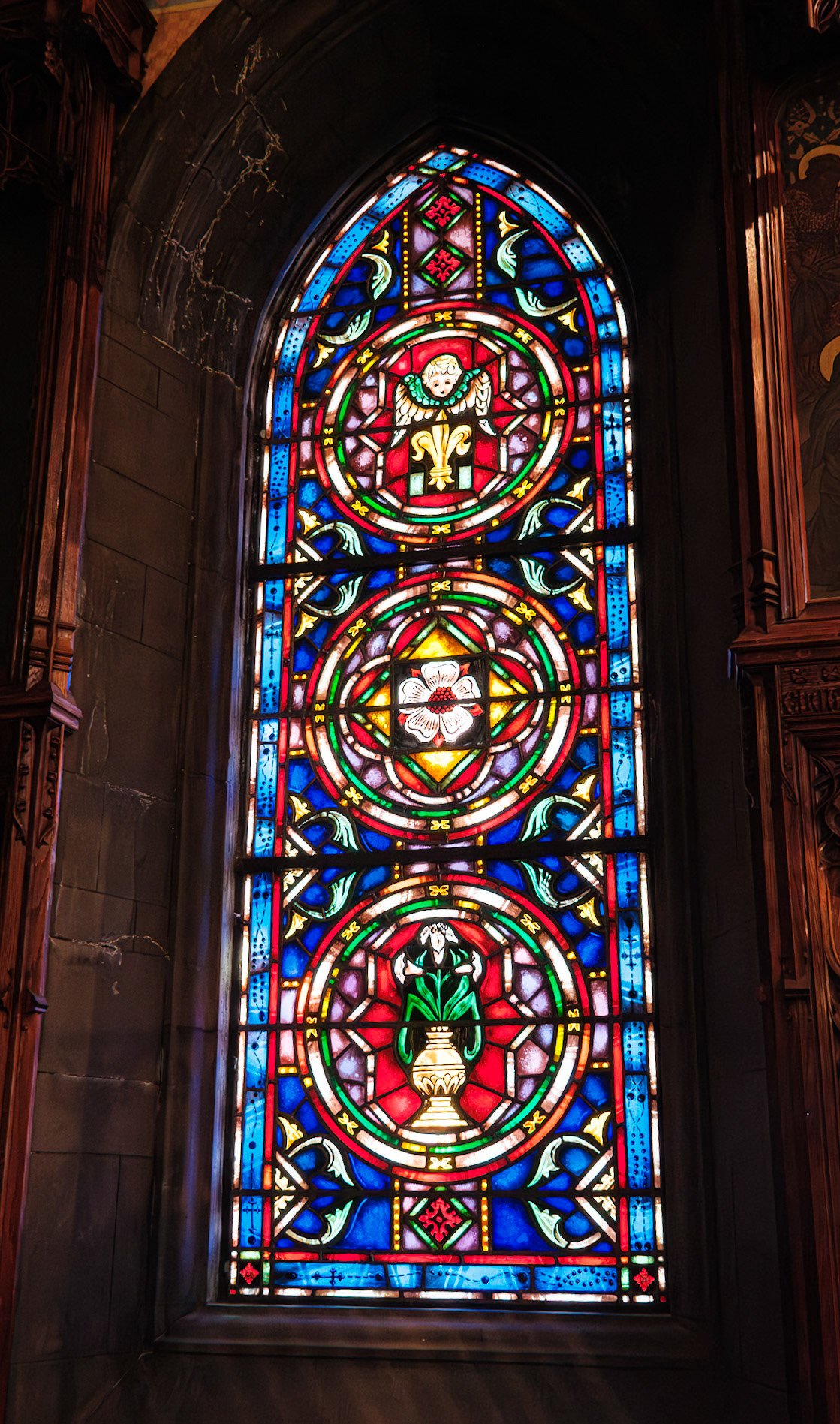 Window of Lady Chapel St Paul Church Brooklyn