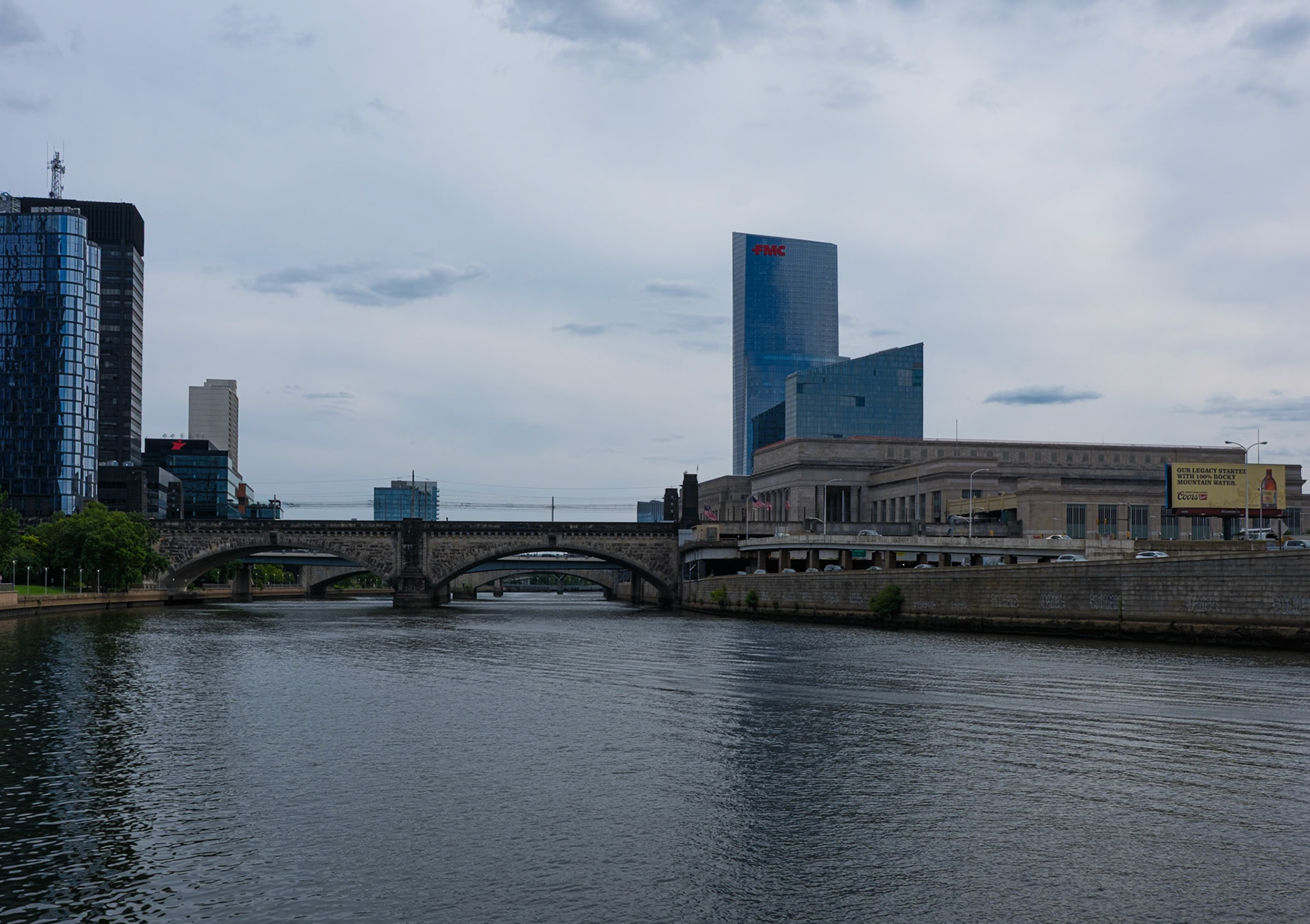 FMC and 30th Street Station and Bridges Crossing the Schuylkill