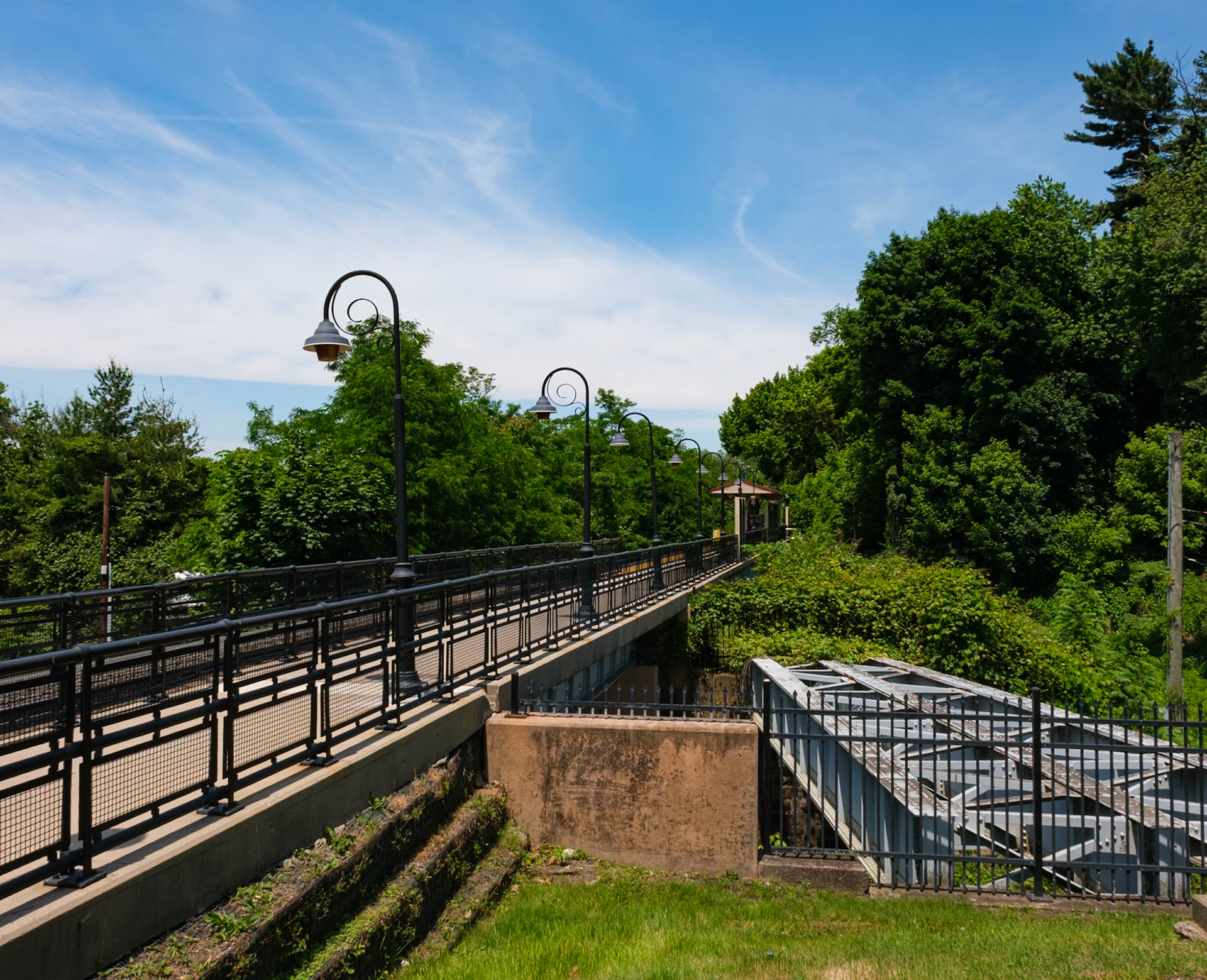 River Line Station at  Bordentown May 2024