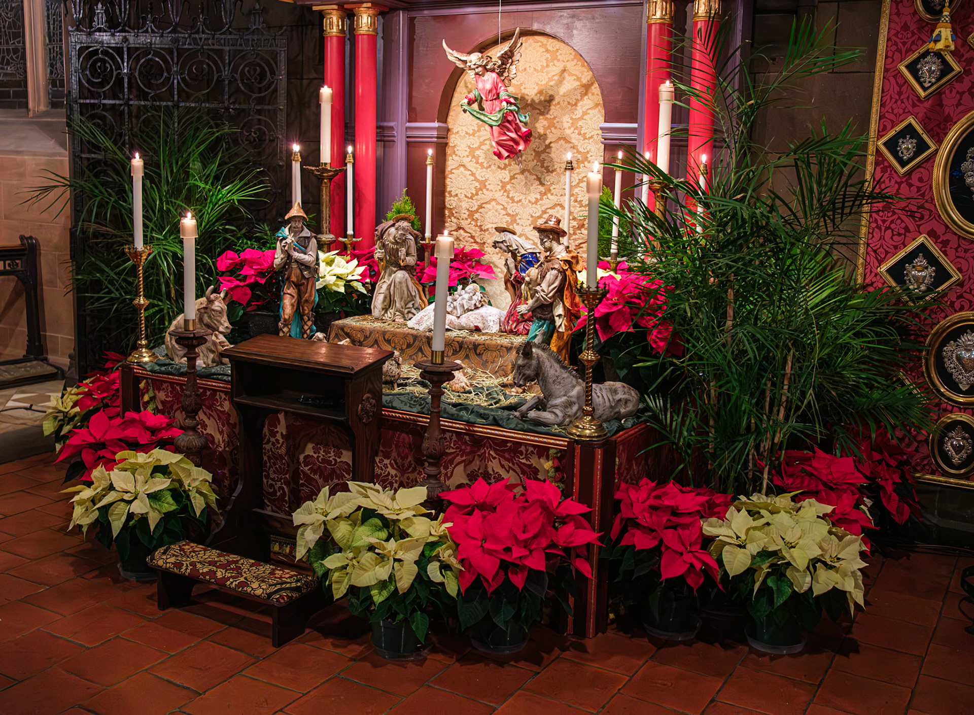 St Clement Church's Nativity Set on Christmas Day 2025