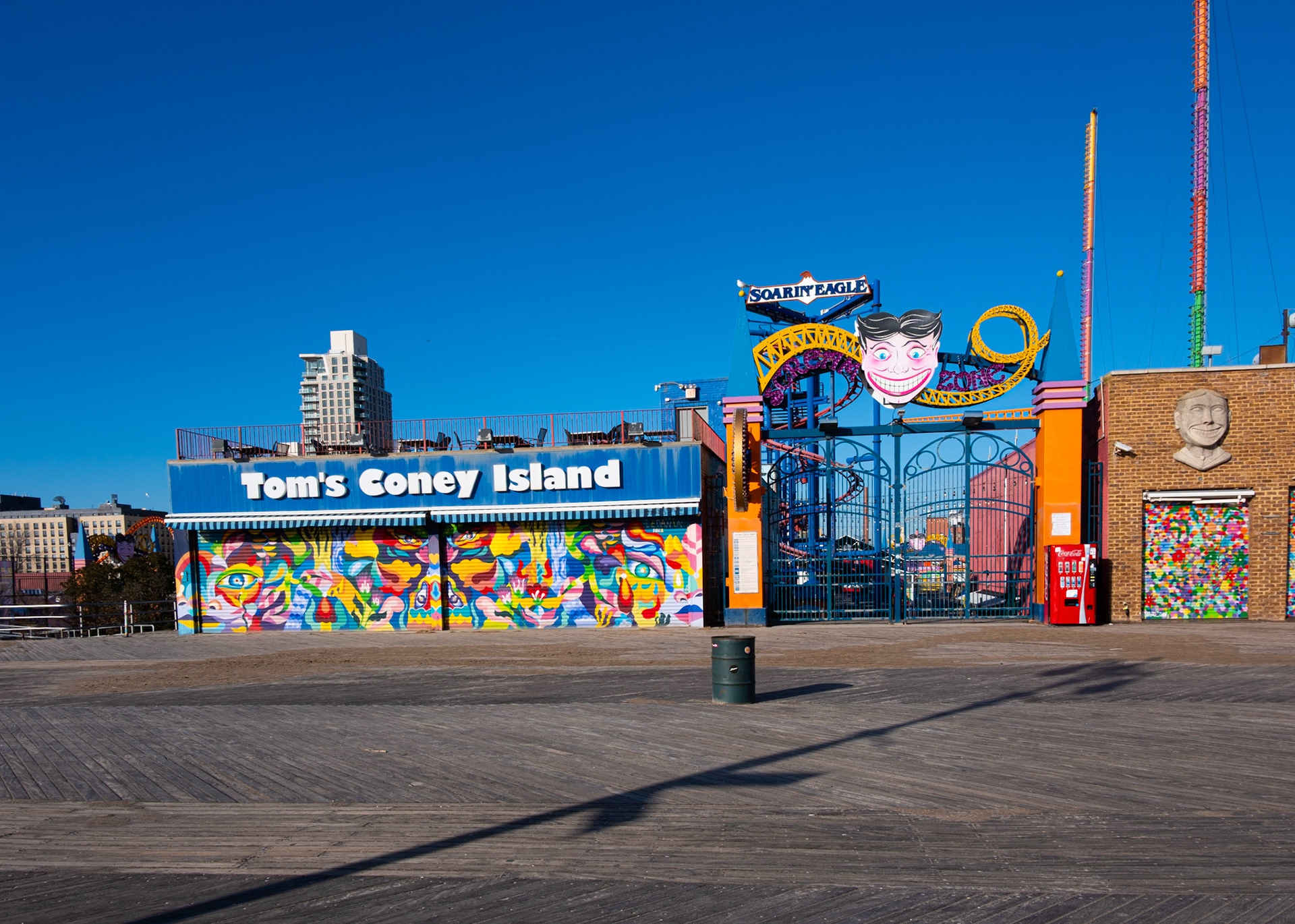 Tom’s Coney Island in December 2024