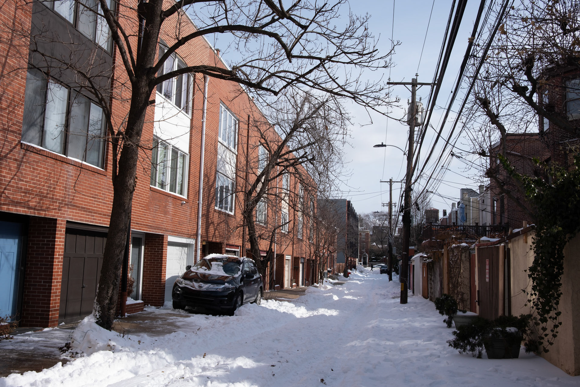 Service Street After Snowstorm 26 January 2026
