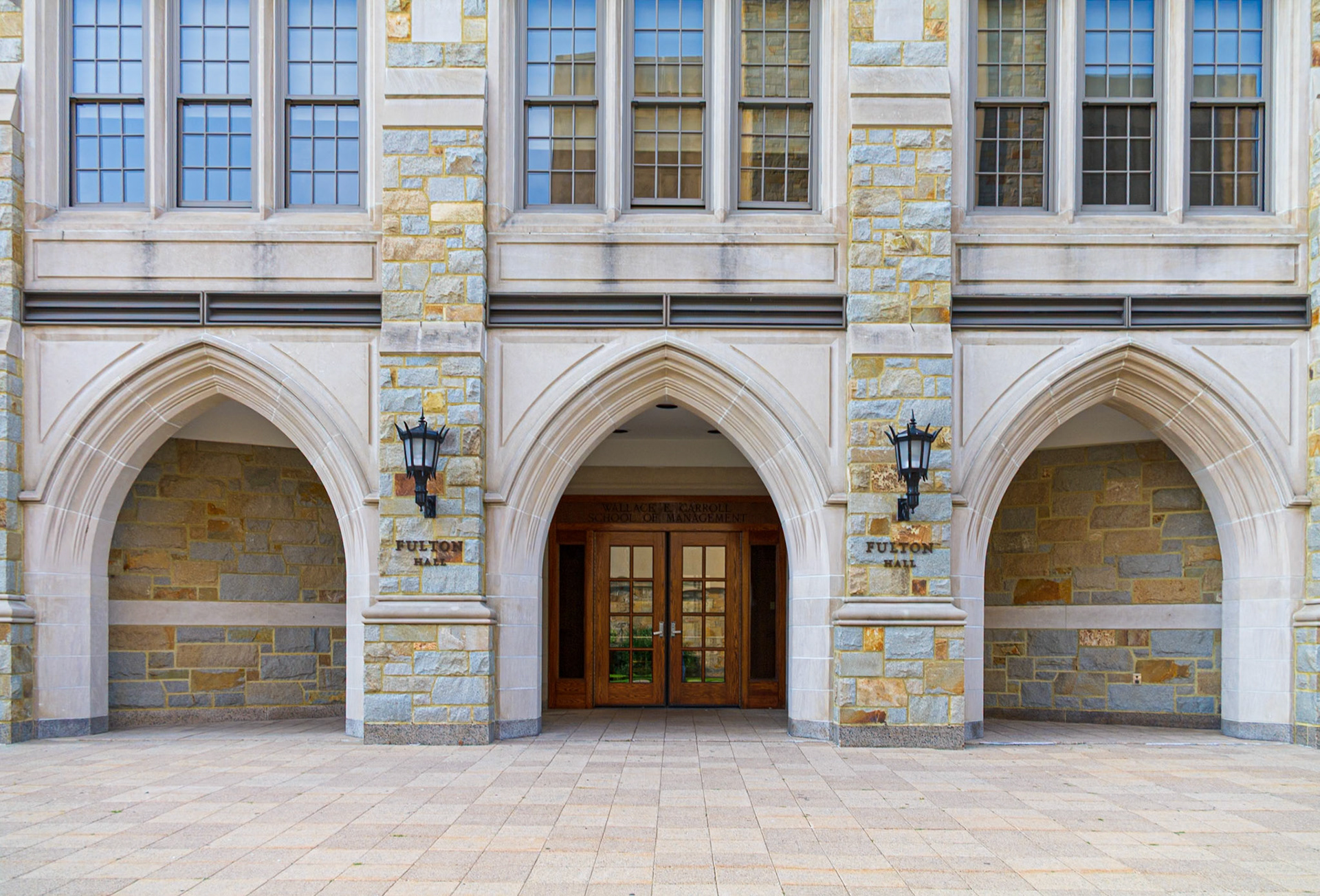 Fulton Hall of Boston College-South Entrance