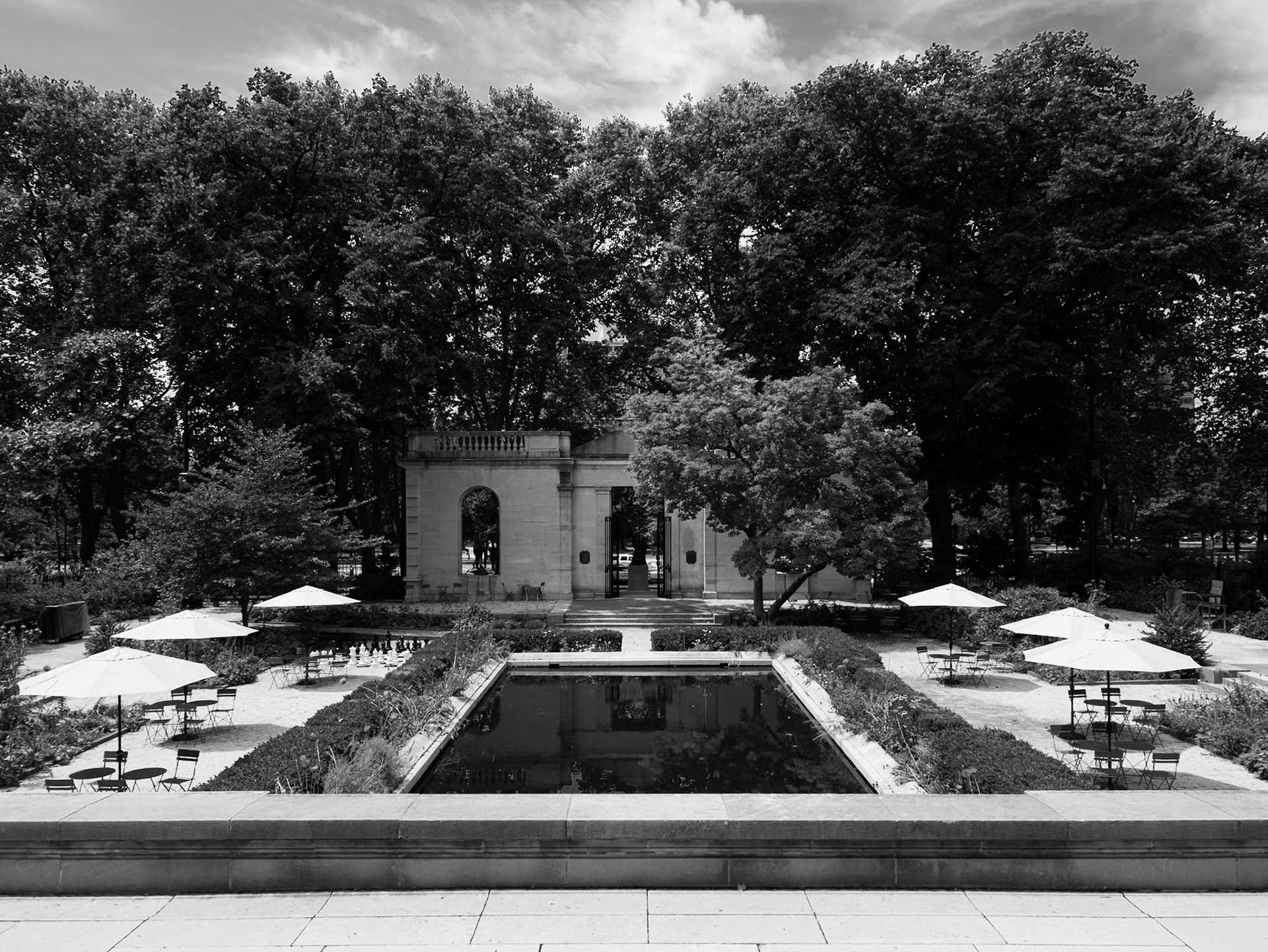 Entrance Courtyard to the Rodin Museum July 2024