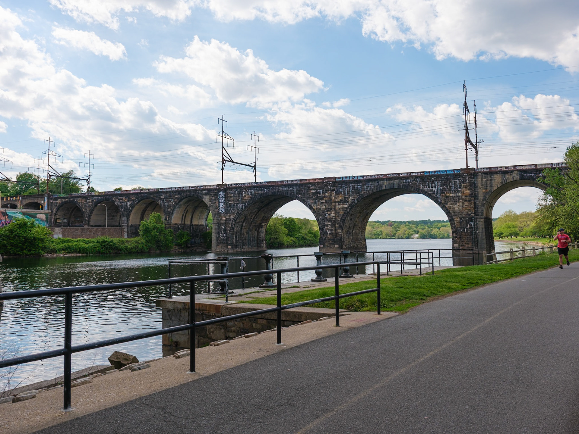 Girard Avenue Bridge Looking North