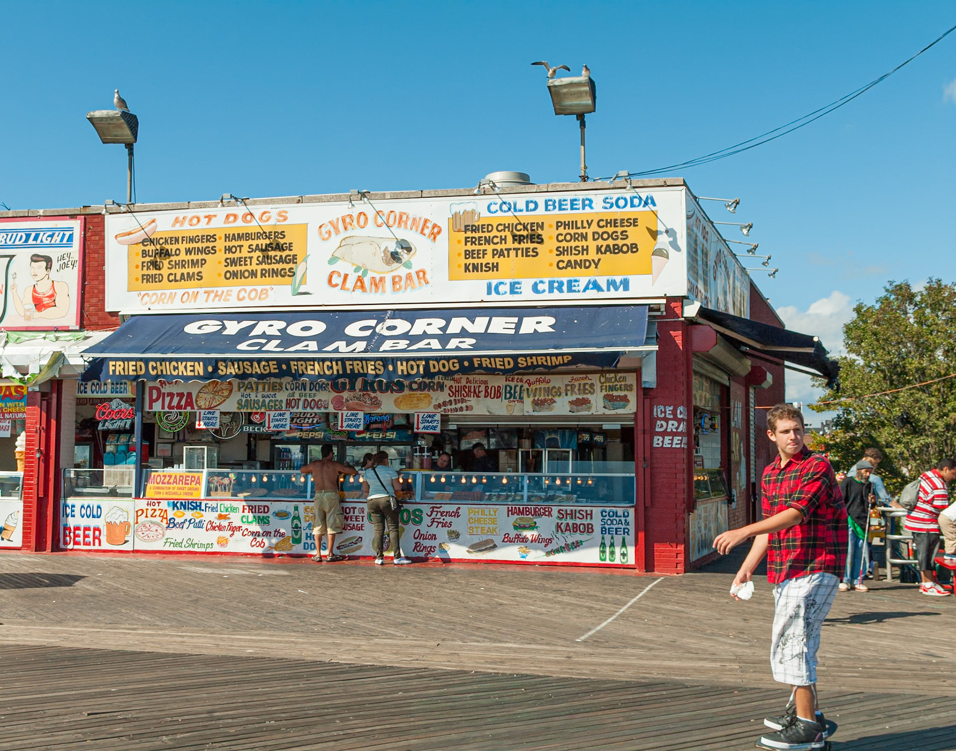 Gyro Corner Clam Bar Coney Island September 2010