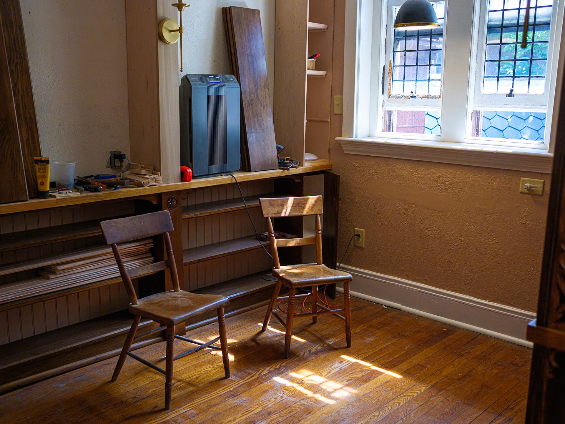 Rectory Restoration Library With Chairs