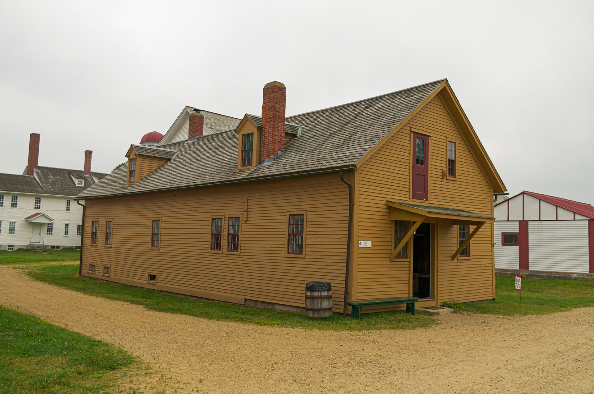 Tan Shaker Work House in Canterbury July 2011