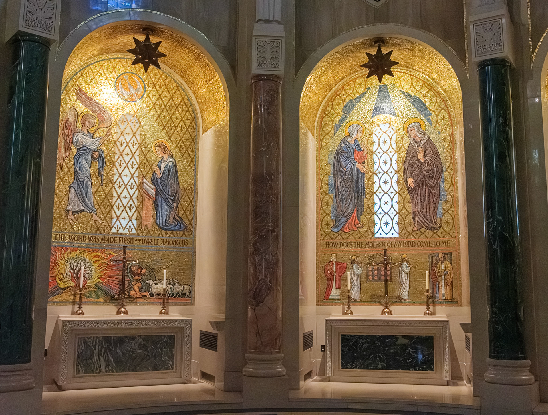 First Two Joyful Rosary Mysteries