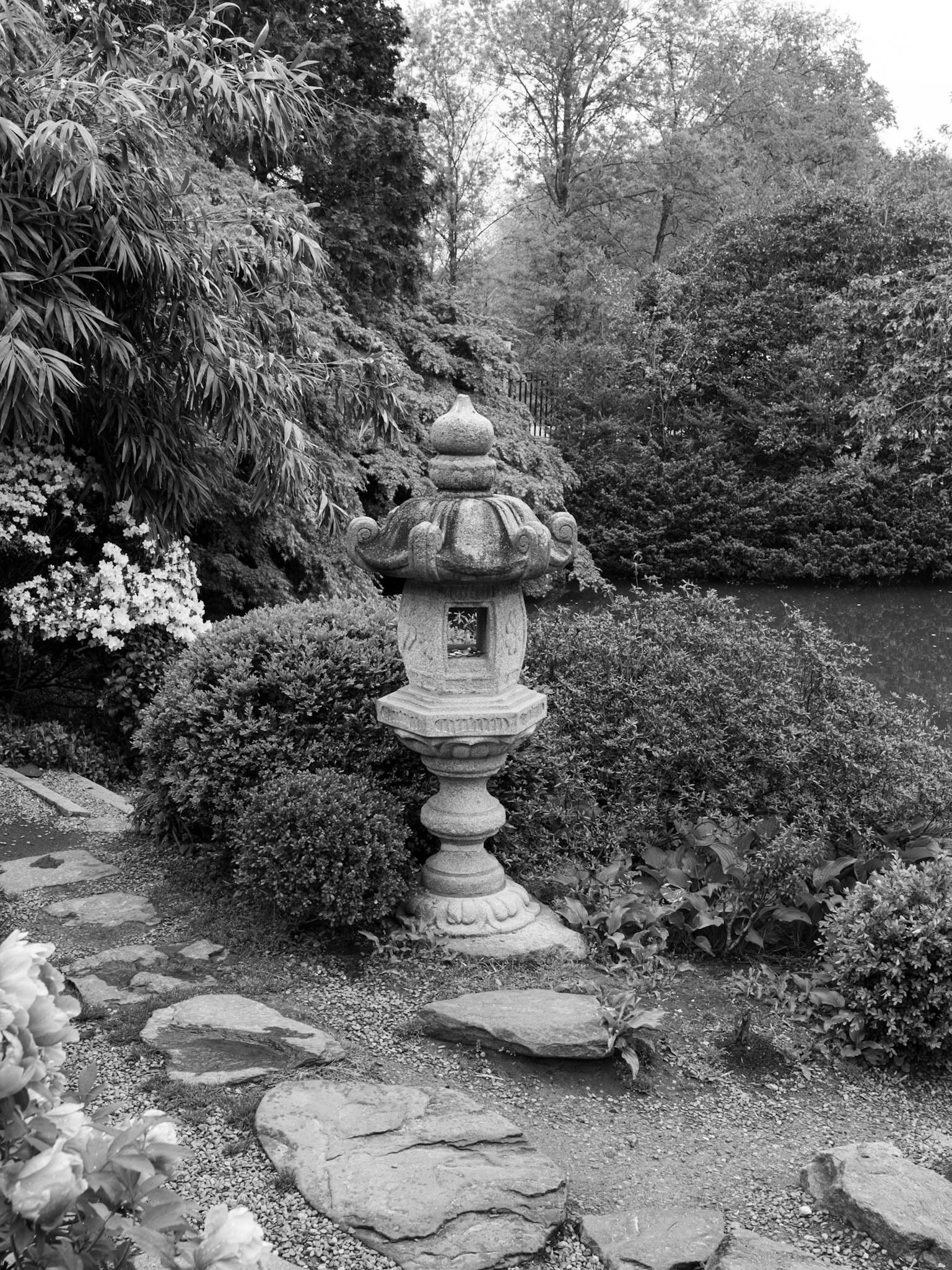 Monument With Opening at Japanese House