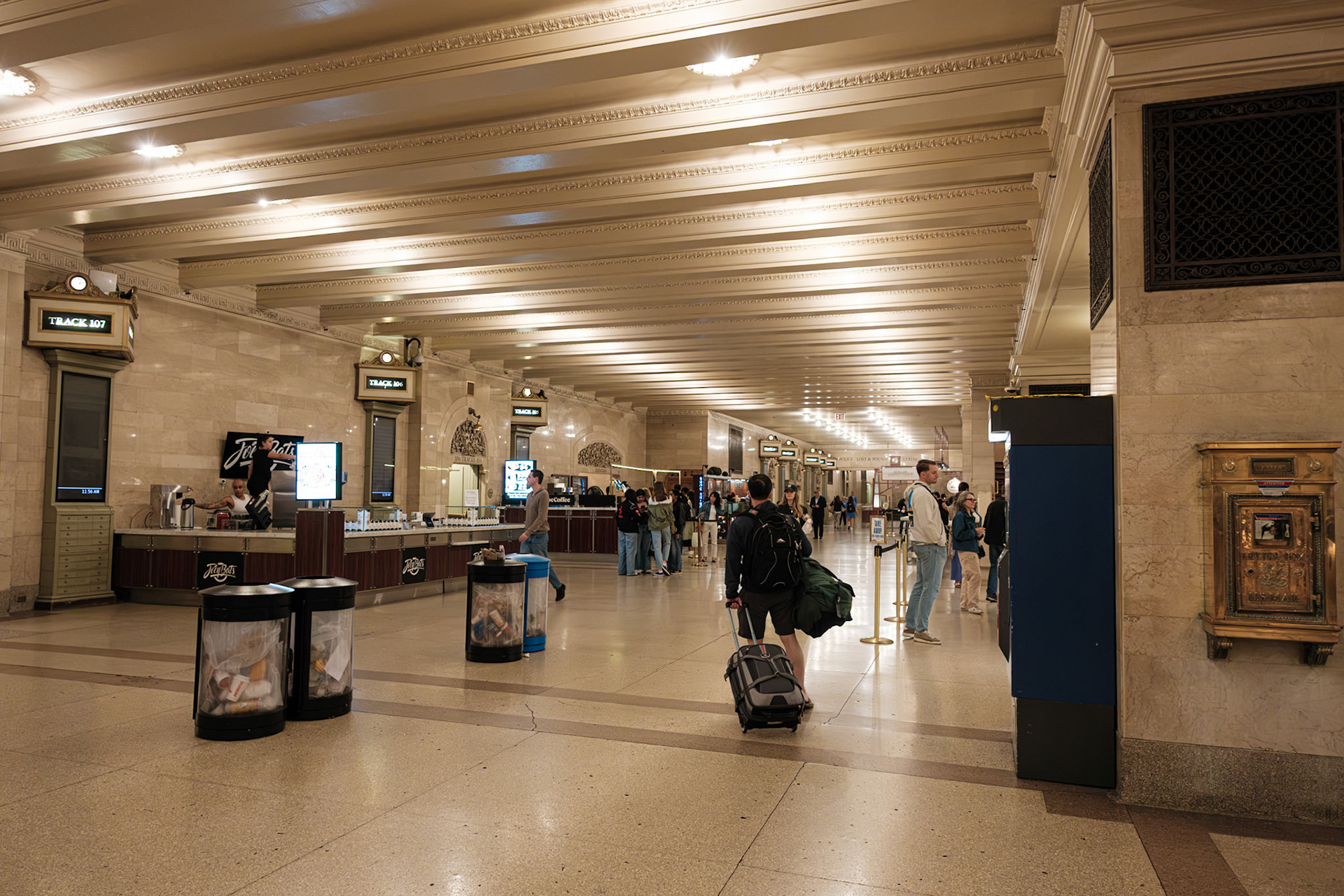 Grand Central Lower Level Track Gates May 2025