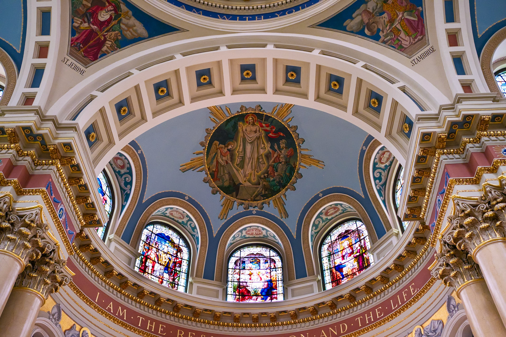 Apse Ceiling St Patrick Cathedral Harrisburg