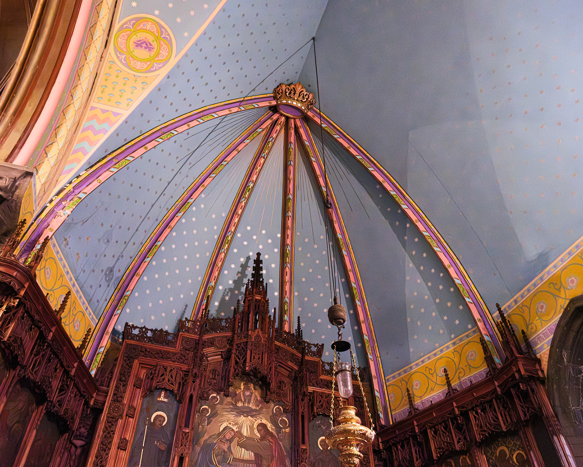 Lady Chapel Ceiling at St Paul Church Brooklyn